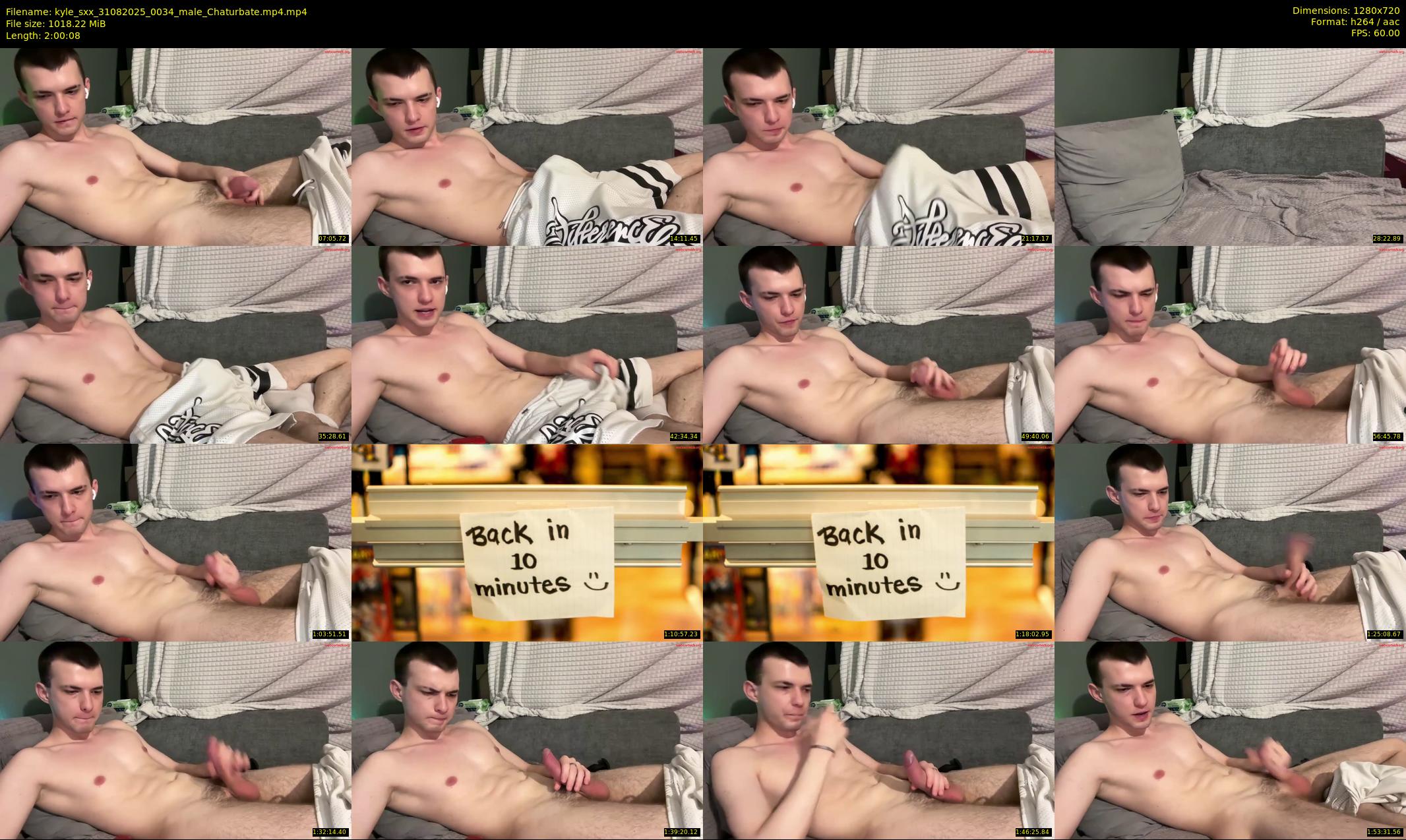 kyle_sxx — 121 minute Chaturbate male cam show recording, 720p, Aug 31, 2025