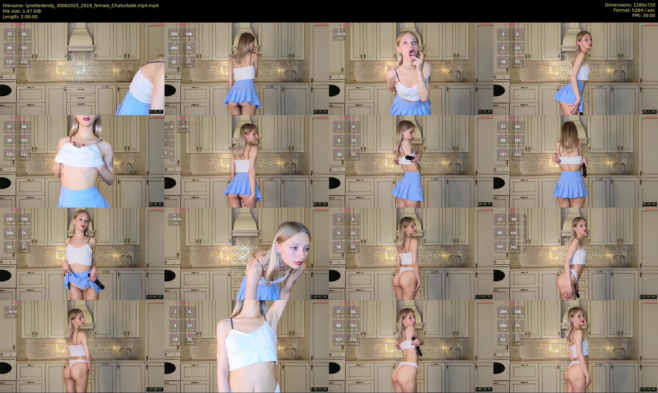 lynettedendy — 120 minute Chaturbate female cam show recording, 720p, Aug 30, 2025