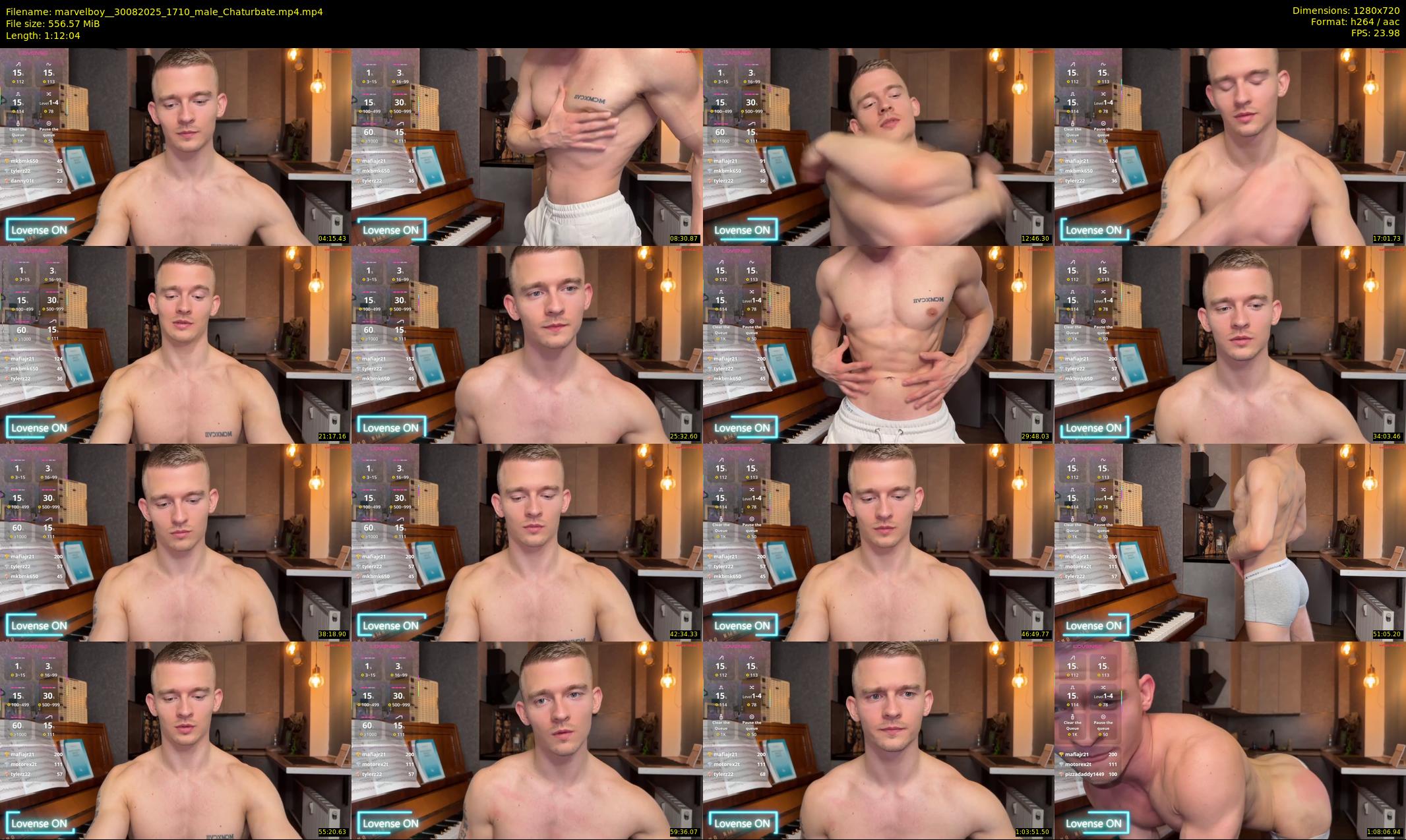 marvelboy_ — 73 minute Chaturbate male cam show recording, 720p, Aug 30, 2025