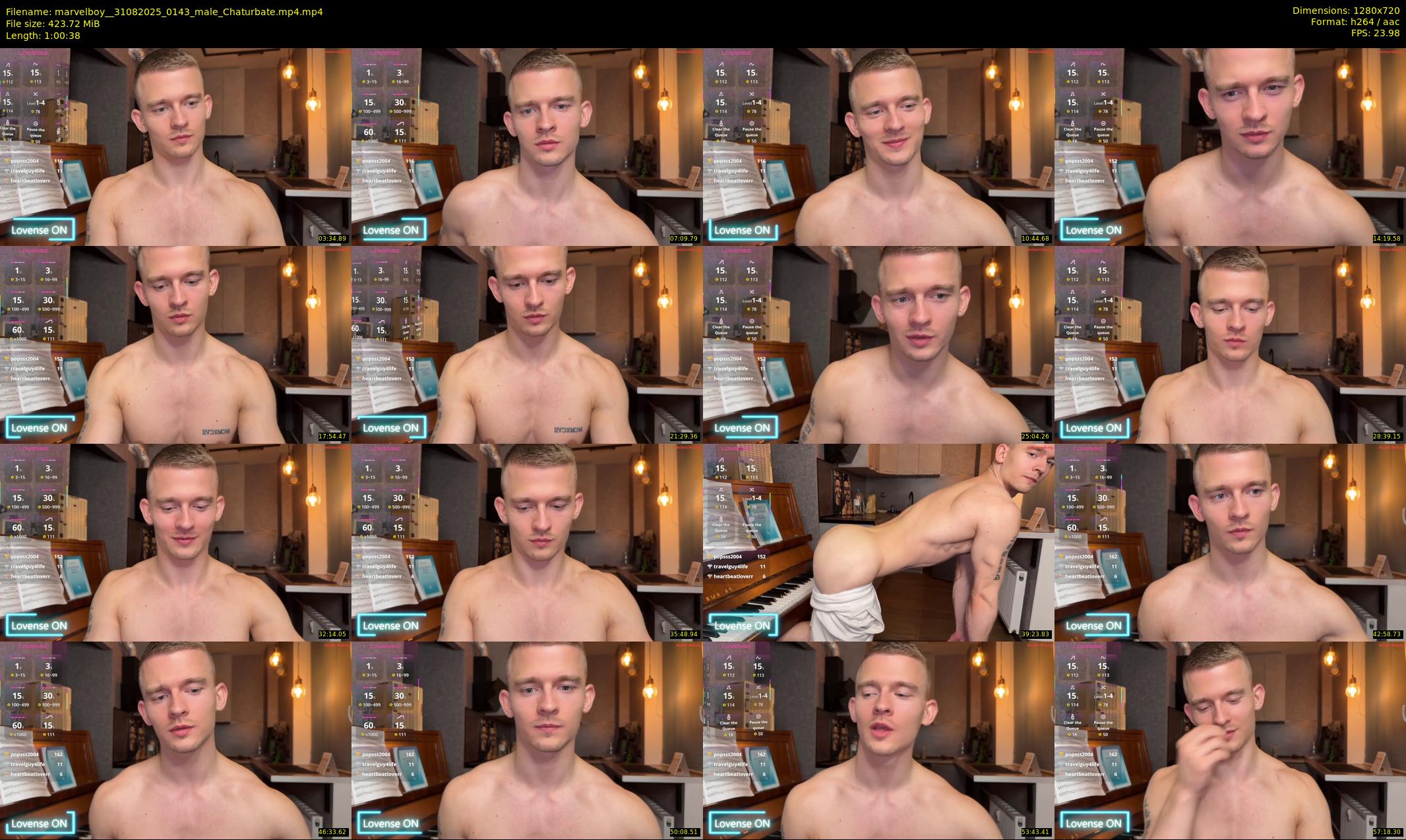 marvelboy_ — 61 minute Chaturbate male cam show recording, 720p, Aug 31, 2025