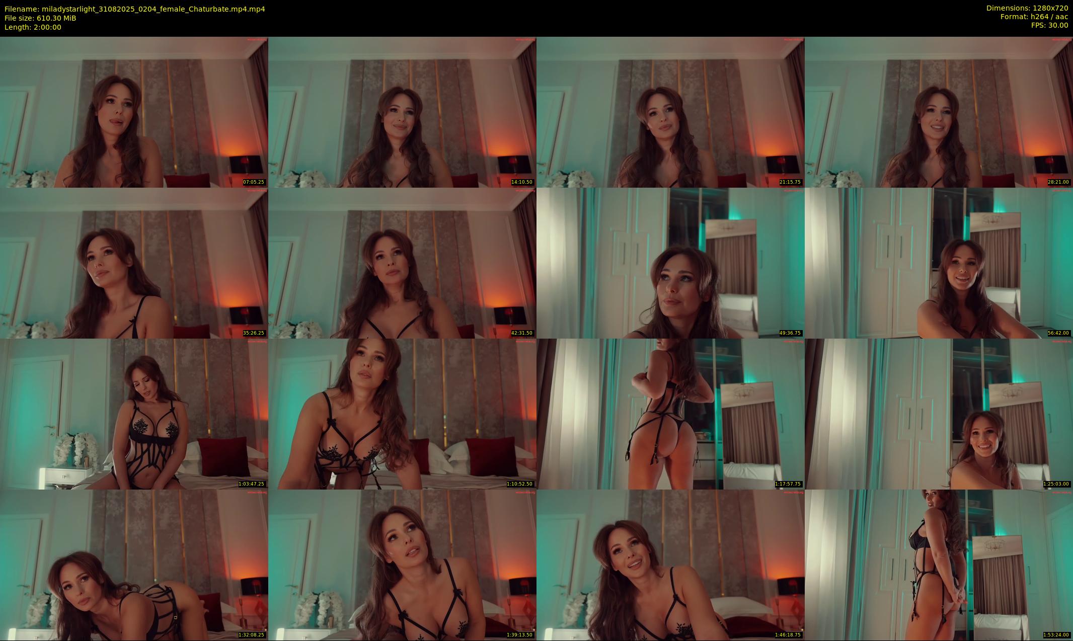 miladystarlight — 120 minute Chaturbate female cam show recording, 720p, Aug 31, 2025