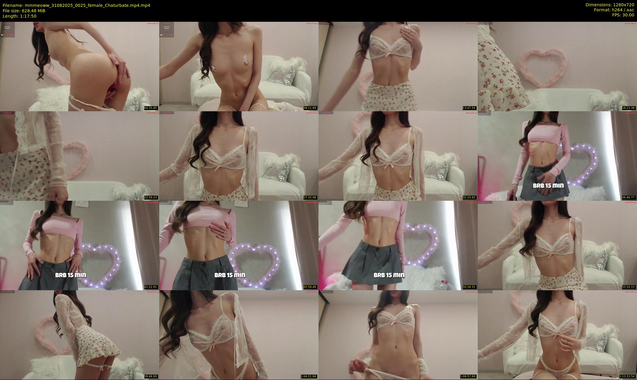 mmmeoww — 78 minute Chaturbate female cam show recording, 720p, Aug 31, 2025