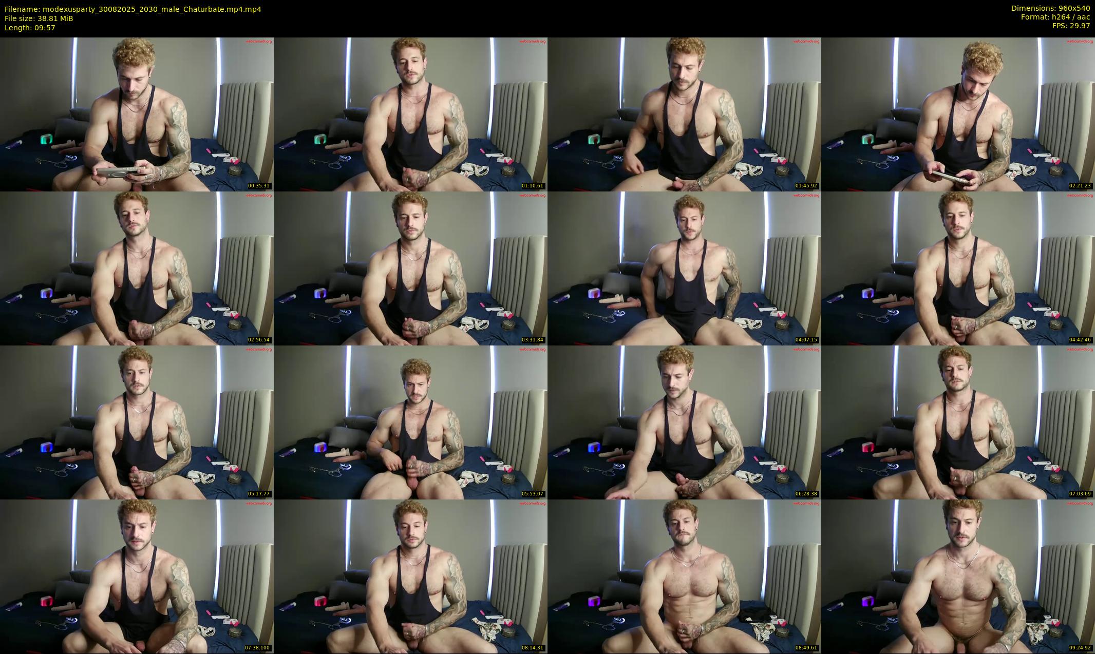 modexusparty — 10 minute Chaturbate male cam show recording, 480p, Aug 30, 2025