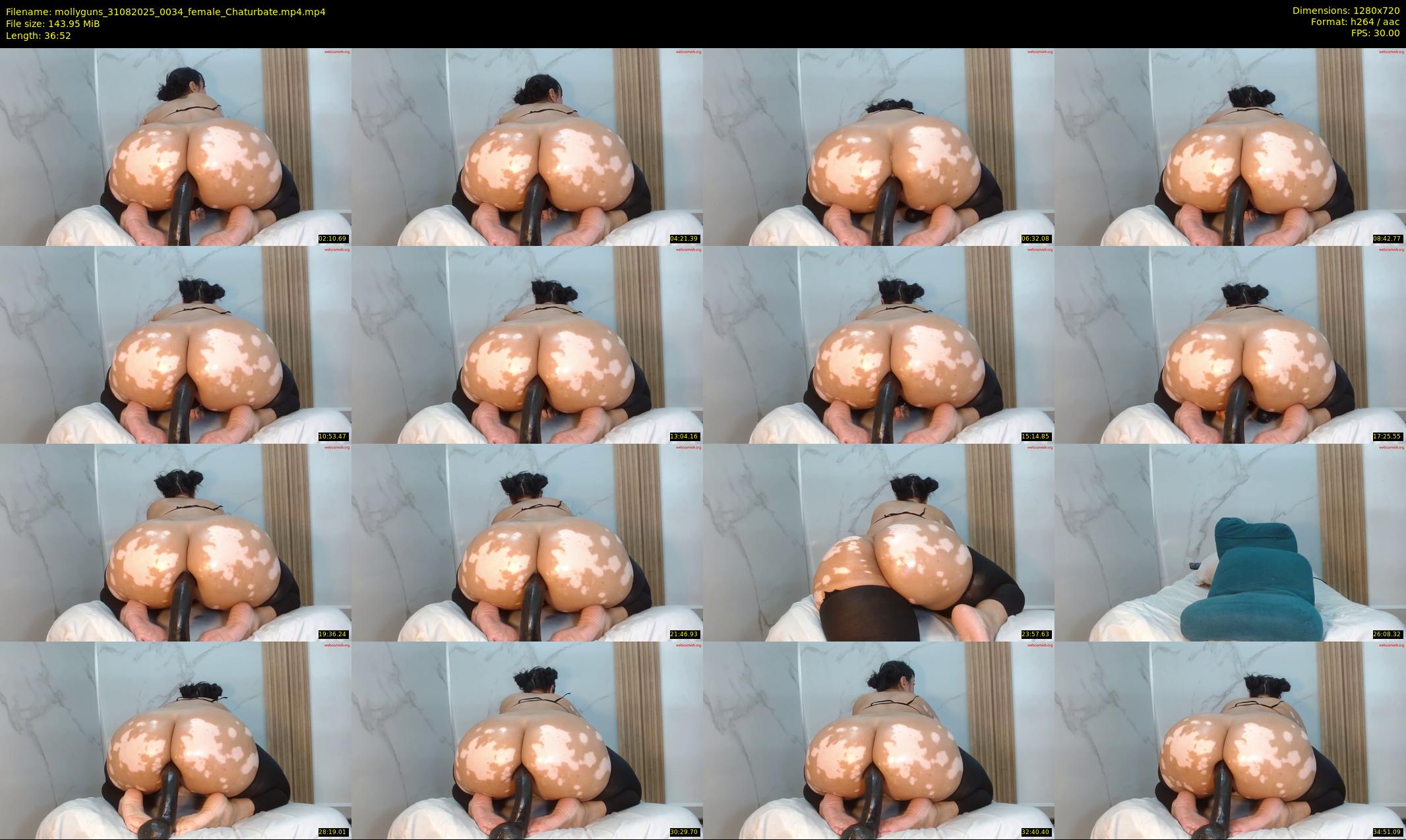 mollyguns — 37 minute Chaturbate female cam show recording, 720p, Aug 31, 2025