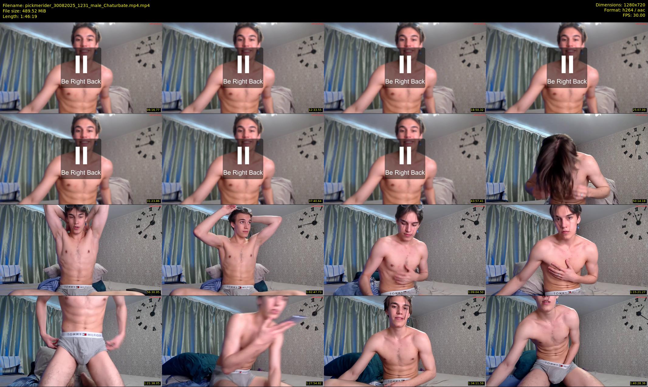 pickmerider — 107 minute Chaturbate male cam show recording, 720p, Aug 30, 2025