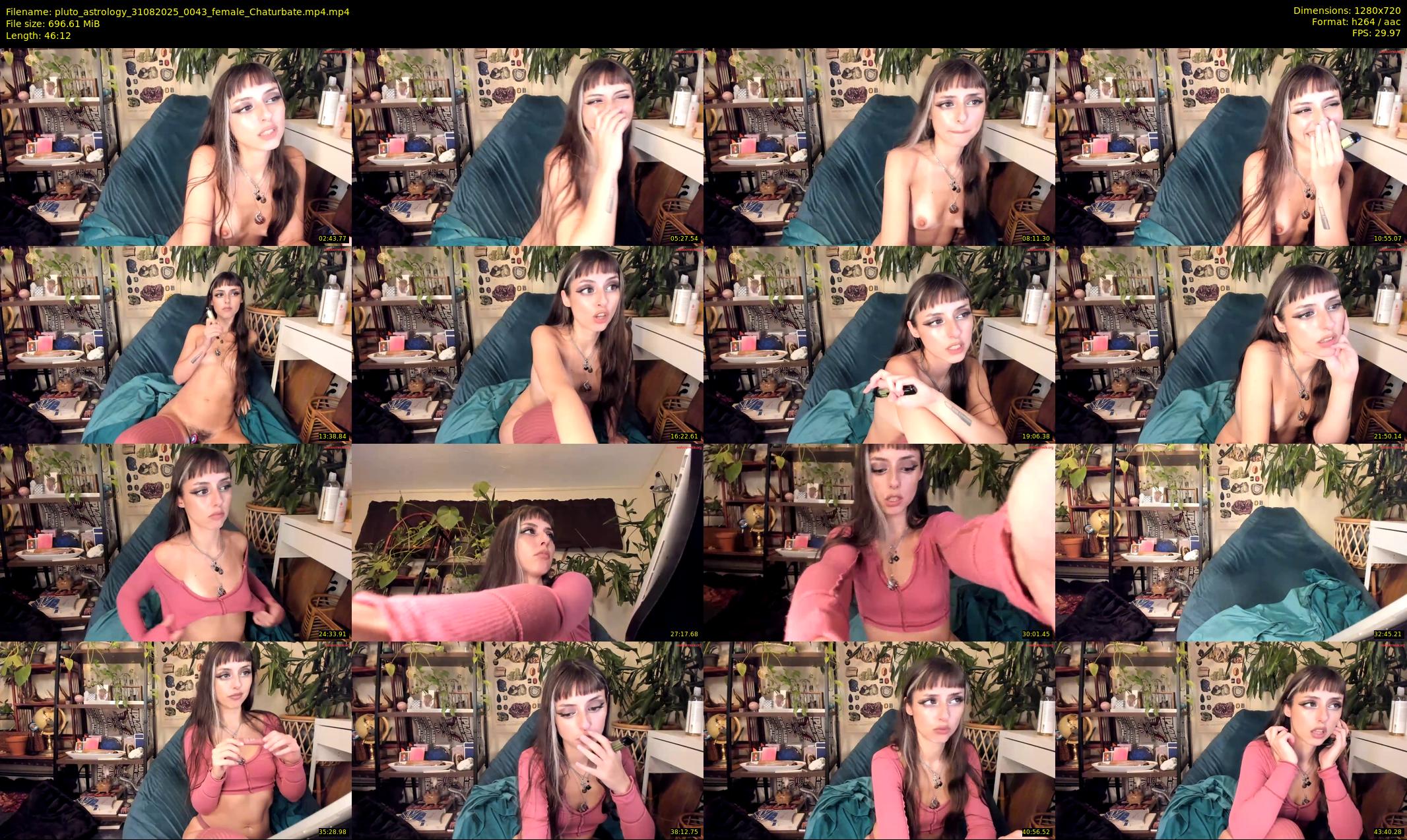 pluto_astrology — 47 minute Chaturbate female cam show recording, 720p, Aug 31, 2025