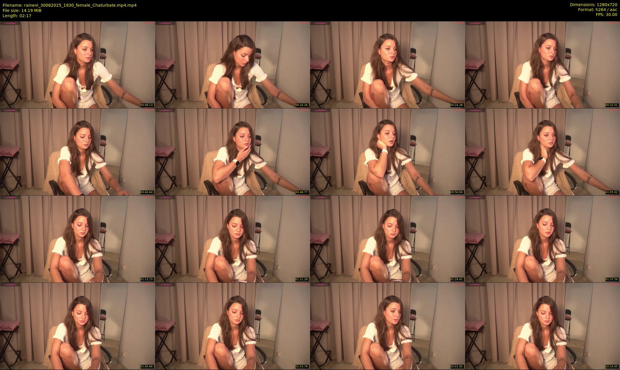 rainevi — 3 minute Chaturbate female cam show recording, 720p, Aug 30, 2025