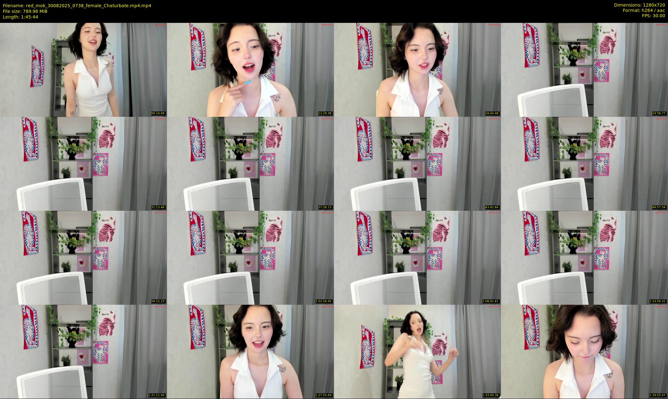 red_mok — 106 minute Chaturbate female cam show recording, 720p, Aug 30, 2025