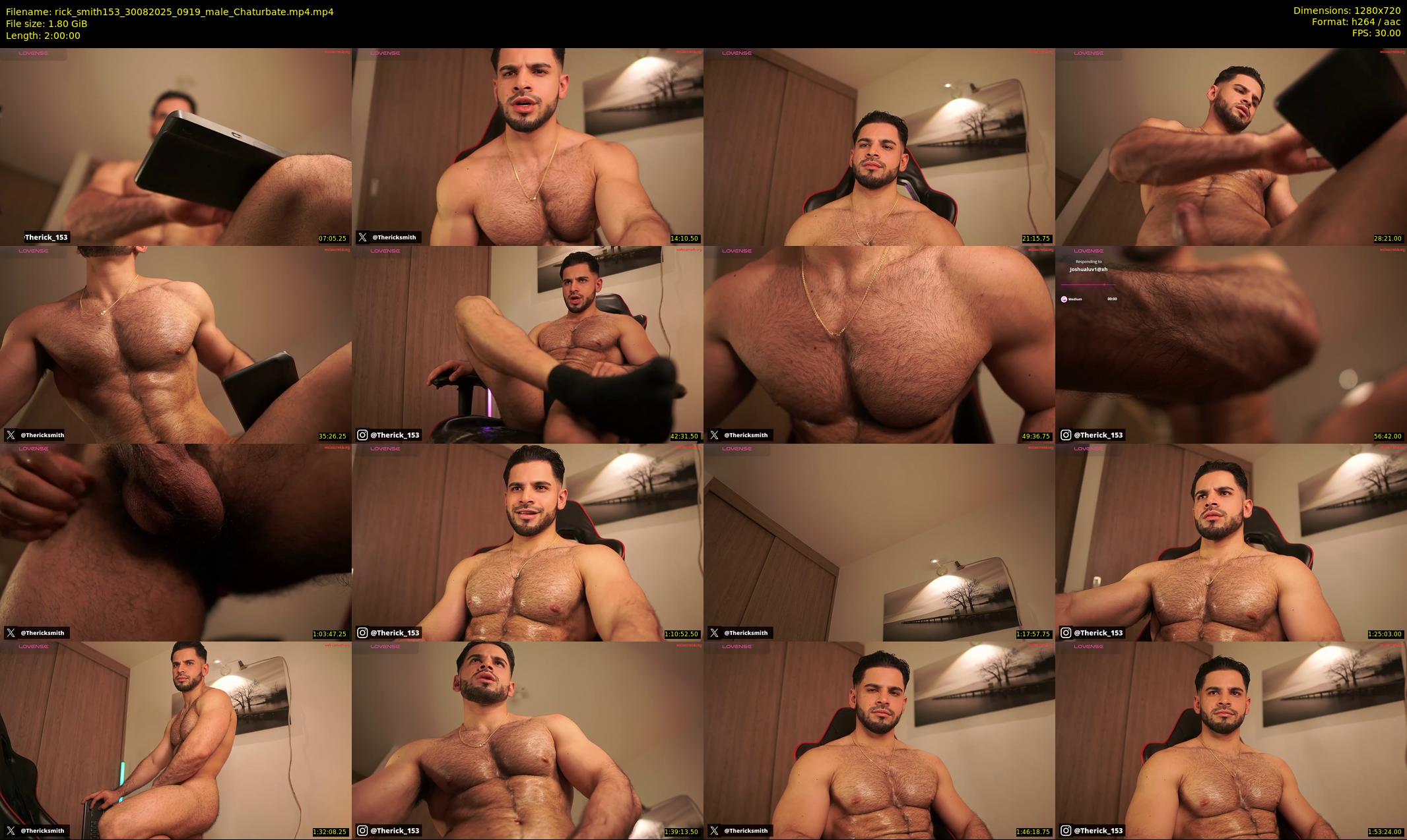 rick_smith153 — 120 minute Chaturbate male cam show recording, 720p, Aug 30, 2025