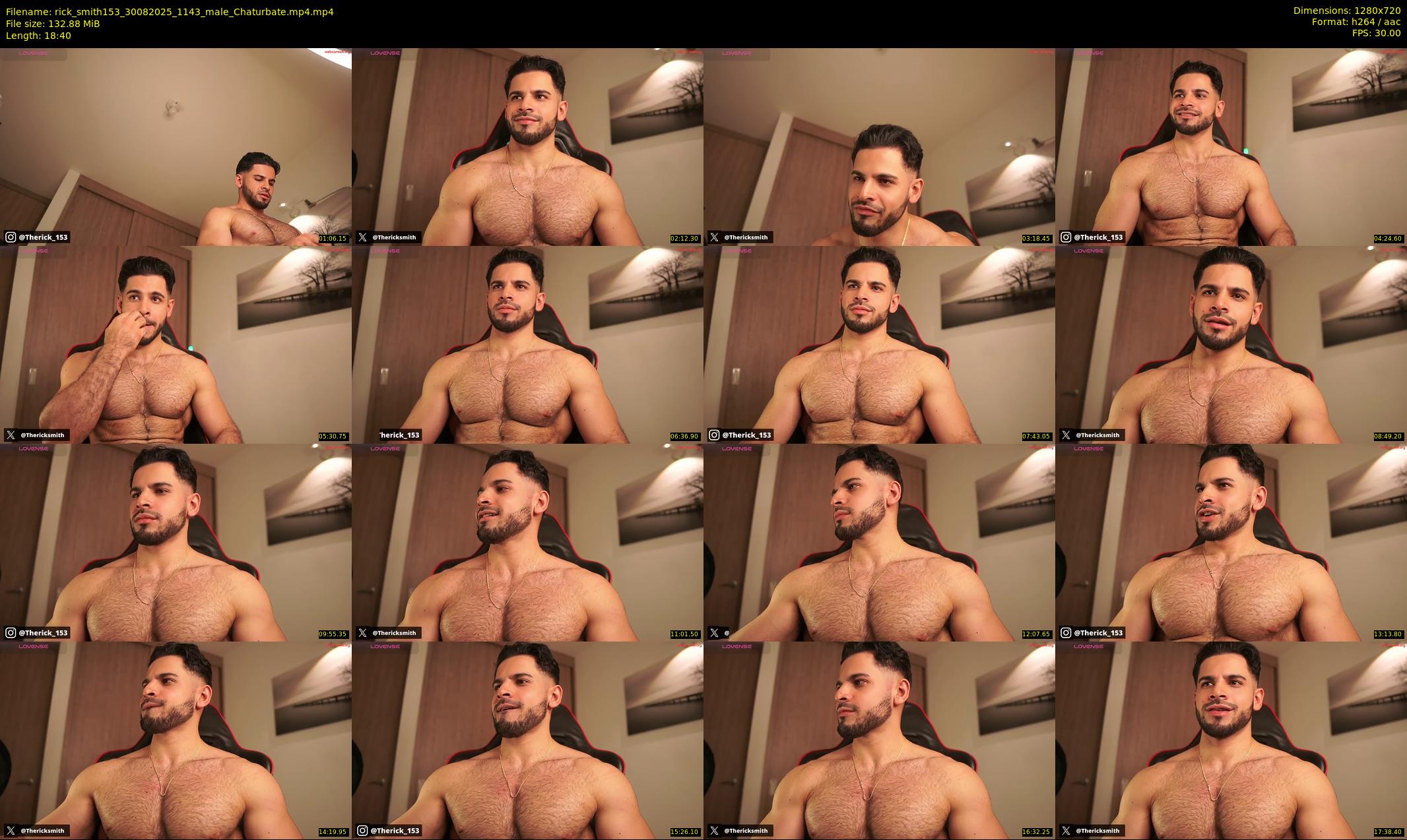 rick_smith153 — 19 minute Chaturbate male cam show recording, 720p, Aug 30, 2025