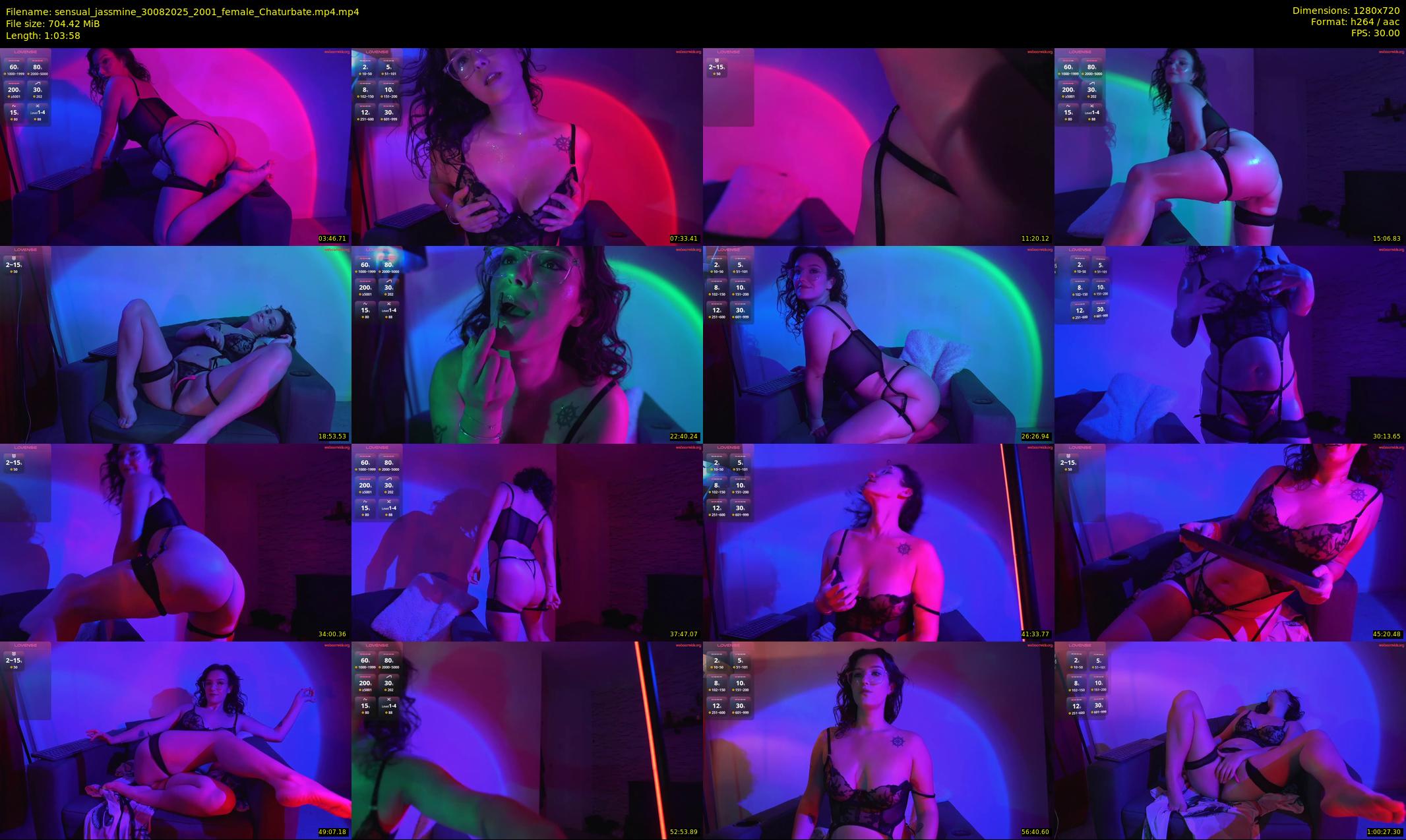 sensual_jassmine — 64 minute Chaturbate female cam show recording, 720p, Aug 30, 2025