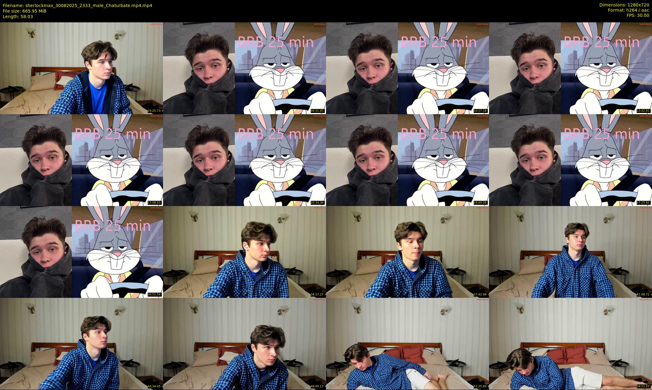 sherlockmax — 59 minute Chaturbate male cam show recording, 720p, Aug 30, 2025