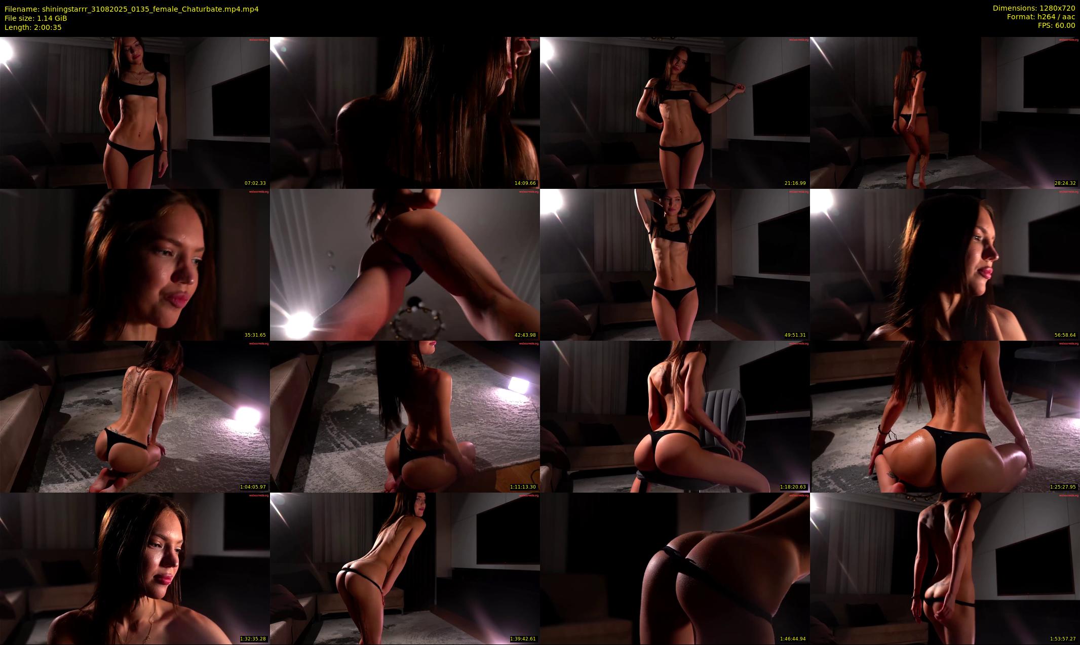 shiningstarrr — 121 minute Chaturbate female cam show recording, 720p, Aug 31, 2025