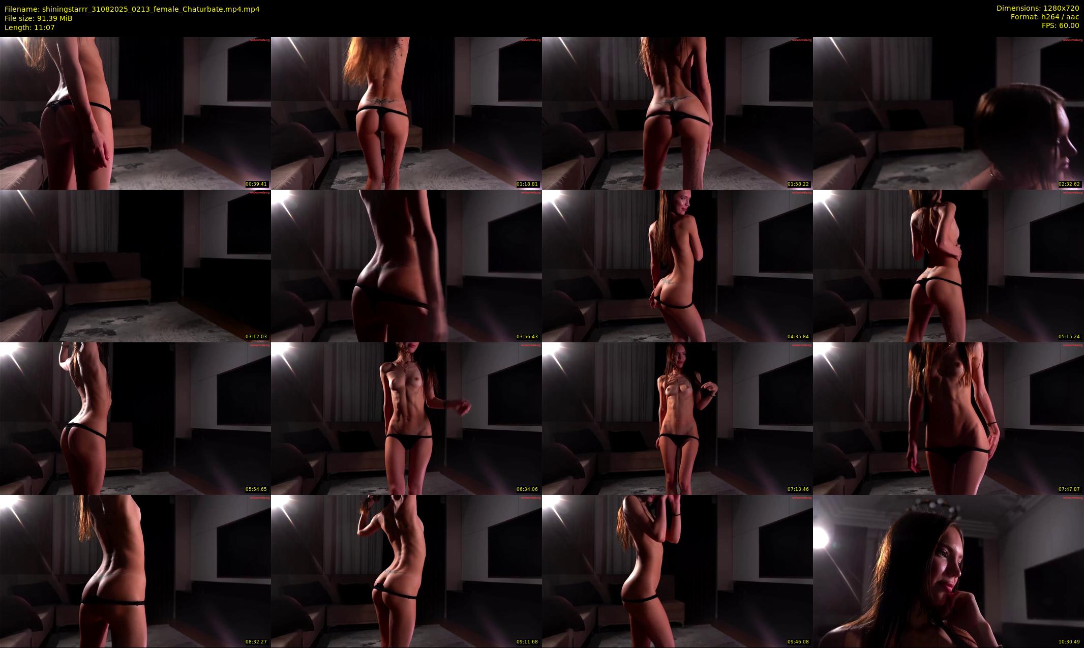 shiningstarrr — 12 minute Chaturbate female cam show recording, 720p, Aug 31, 2025