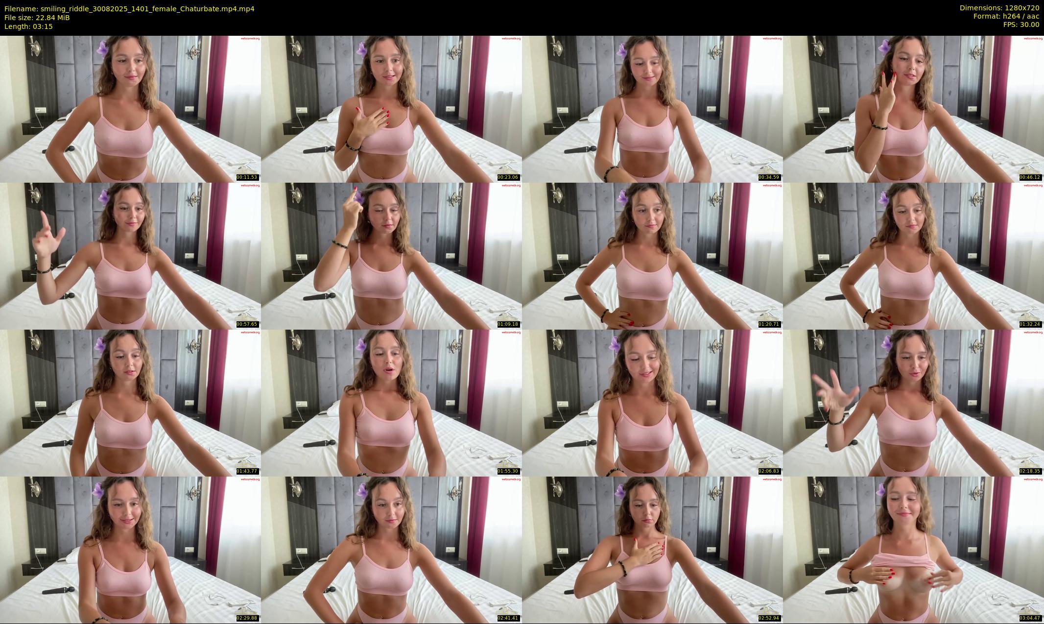 smiling_riddle — 4 minute Chaturbate female cam show recording, 720p, Aug 30, 2025