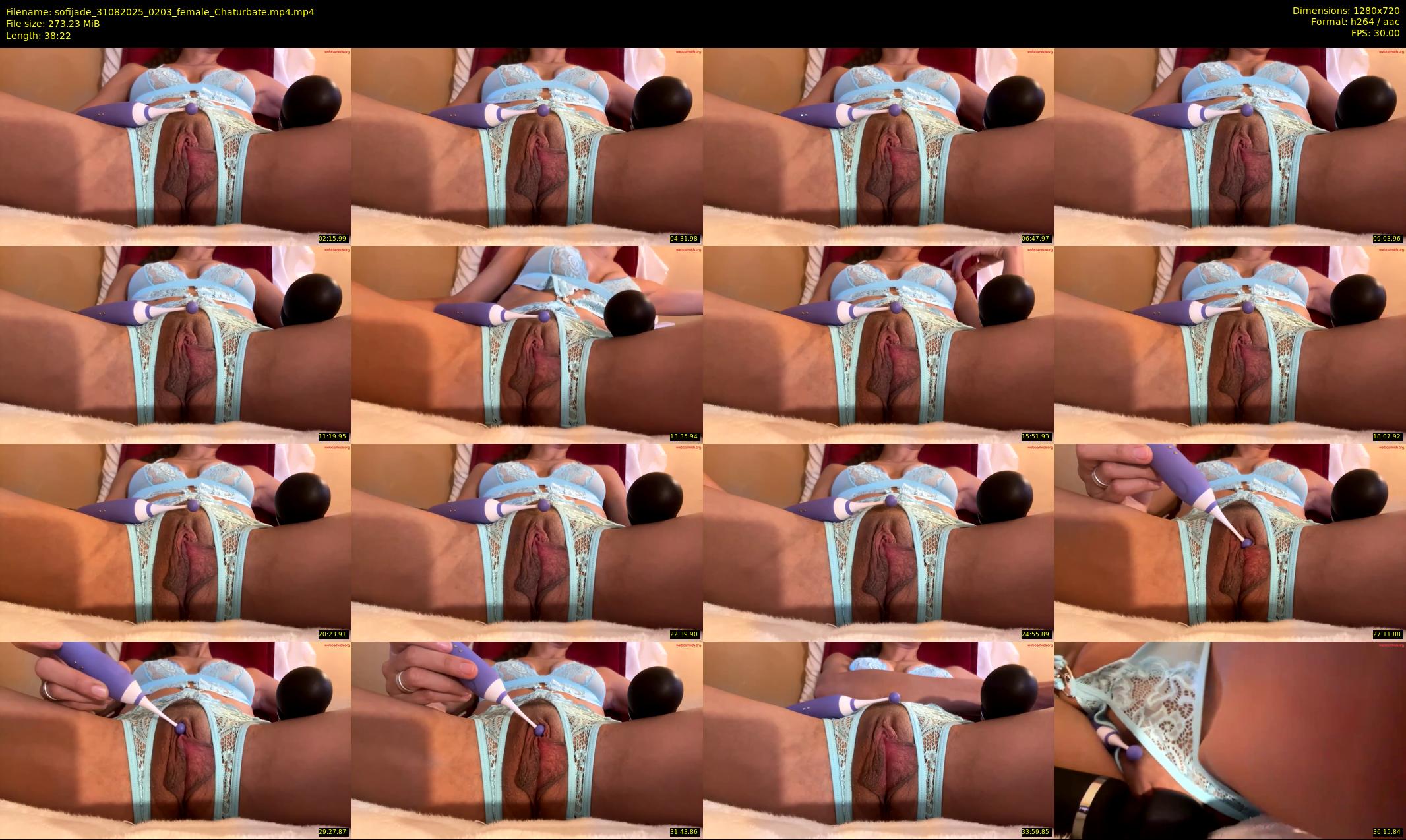 sofijade — 39 minute Chaturbate female cam show recording, 720p, Aug 31, 2025