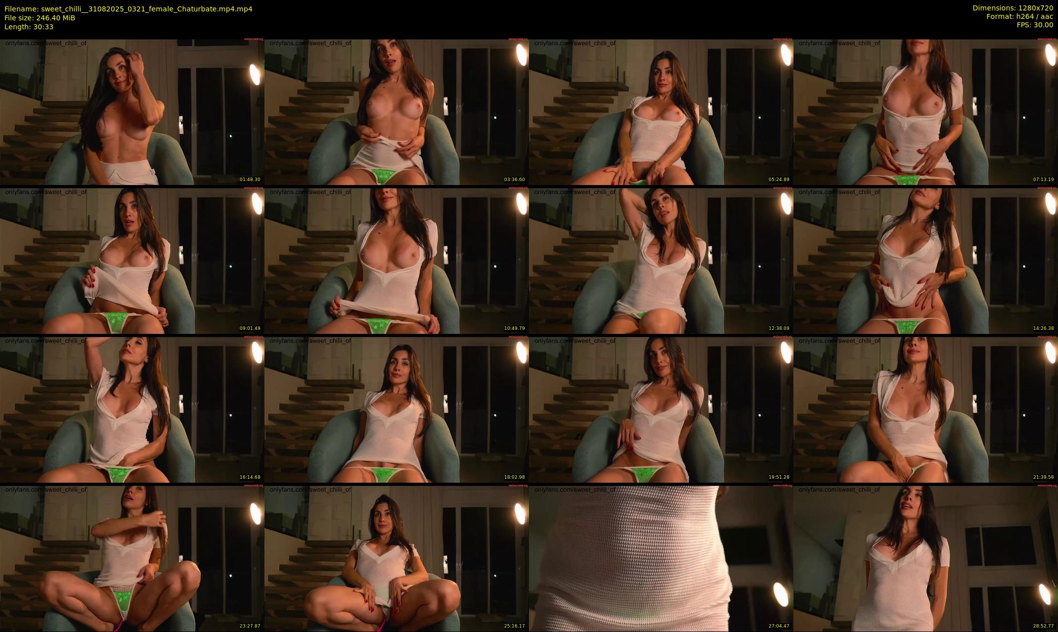 sweet_chilli_ — 31 minute Chaturbate female cam show recording, 720p, Aug 31, 2025