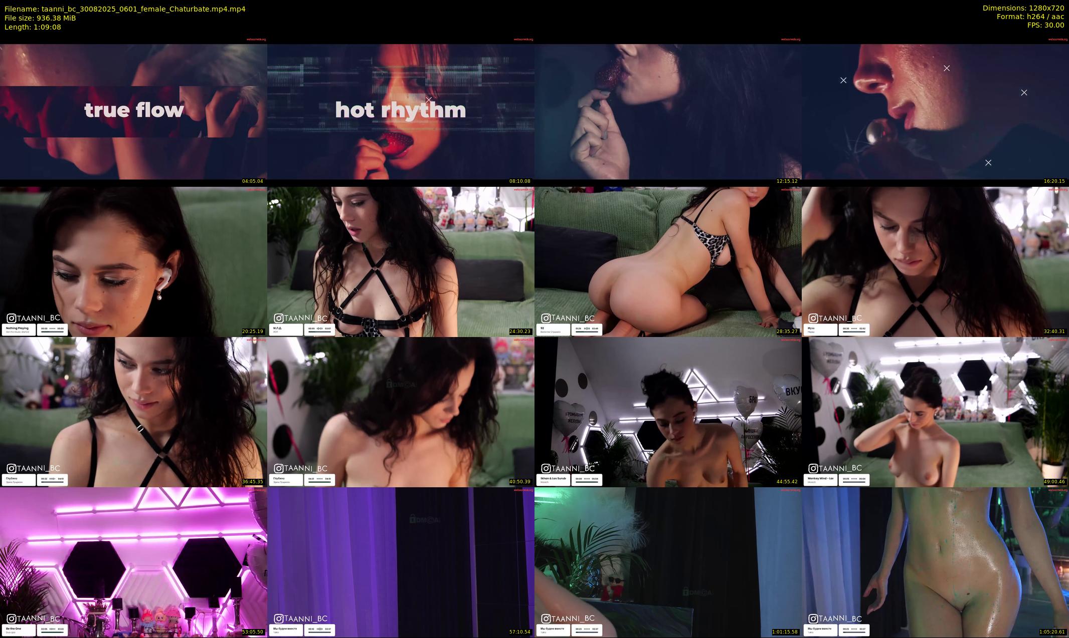 taanni_bc — 70 minute Chaturbate female cam show recording, 720p, Aug 30, 2025