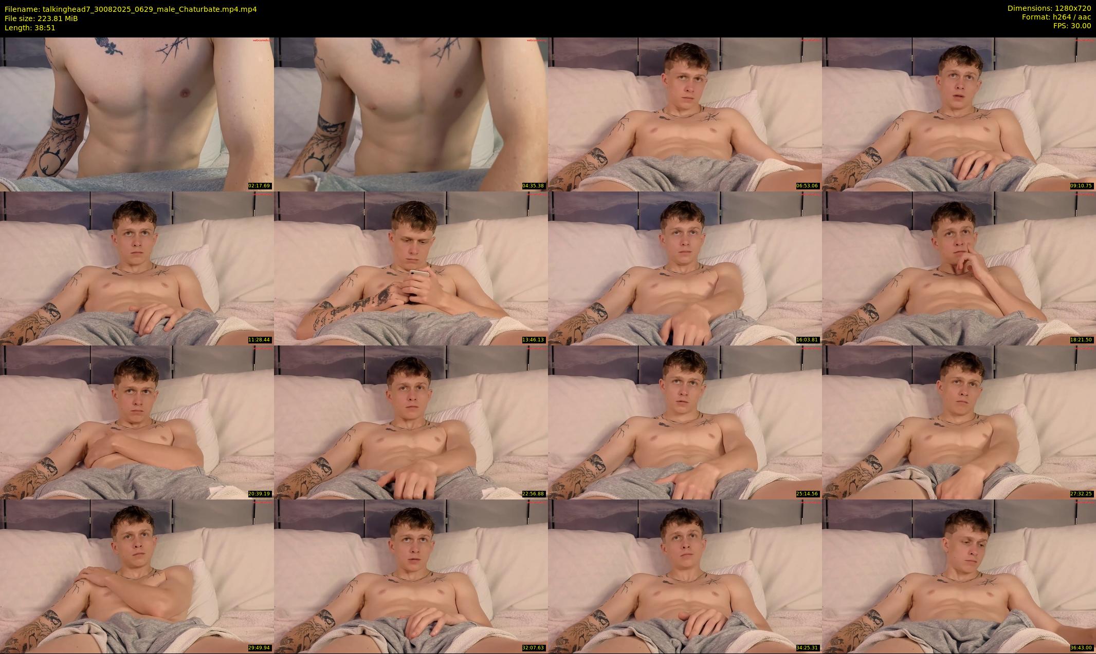 talkinghead7 — 39 minute Chaturbate male cam show recording, 720p, Aug 30, 2025