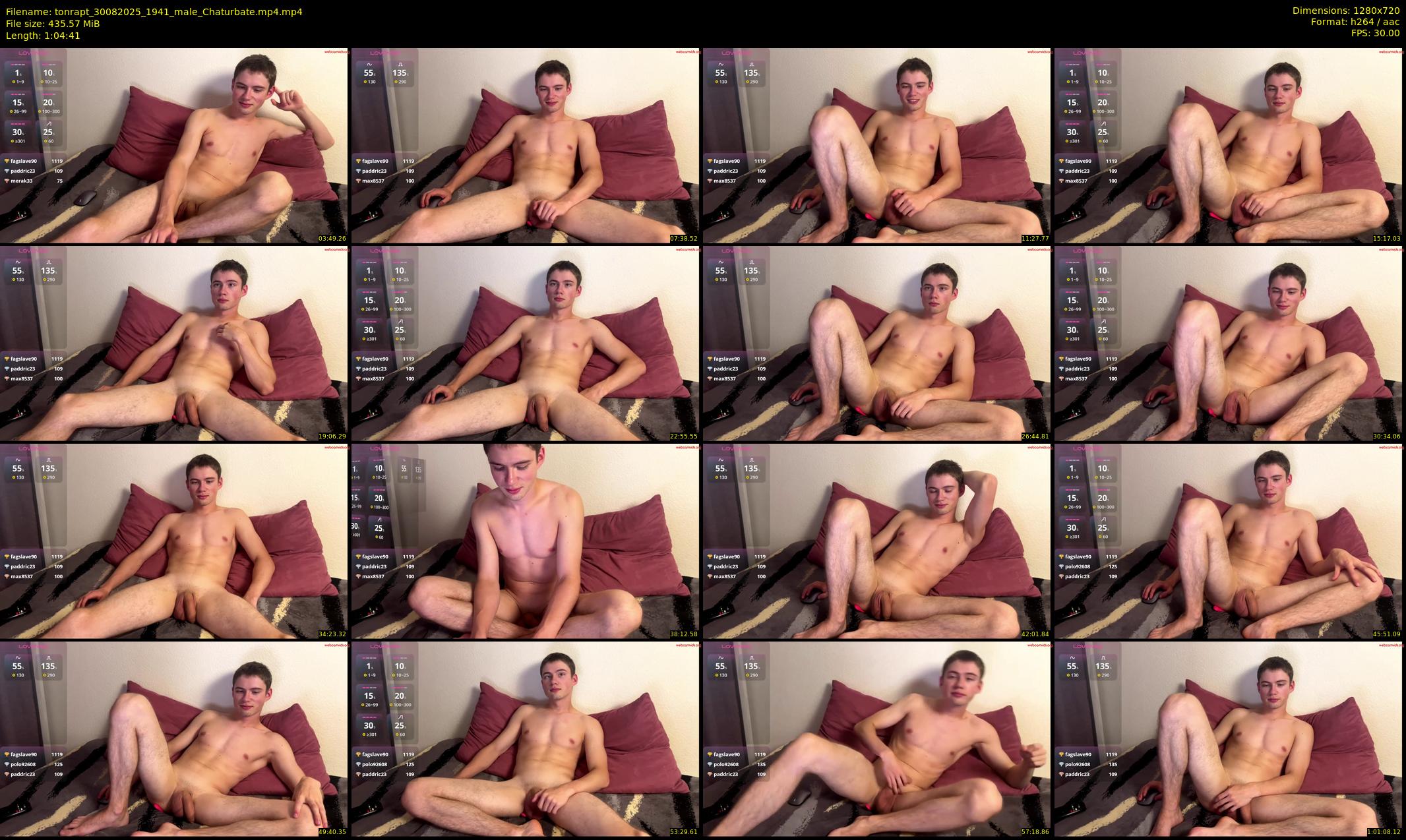 tonrapt — 65 minute Chaturbate male cam show recording, 720p, Aug 30, 2025