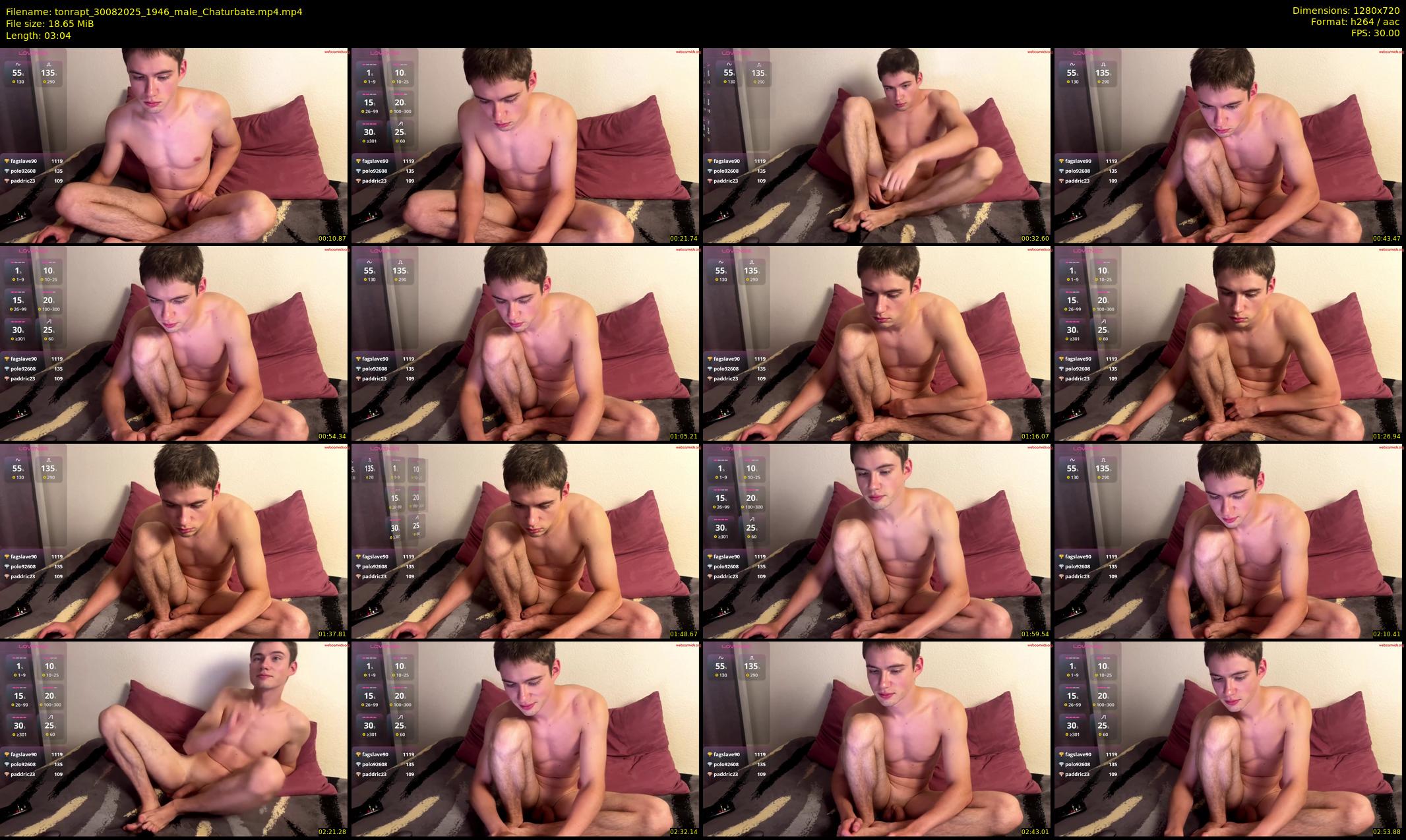 tonrapt — 4 minute Chaturbate male cam show recording, 720p, Aug 30, 2025