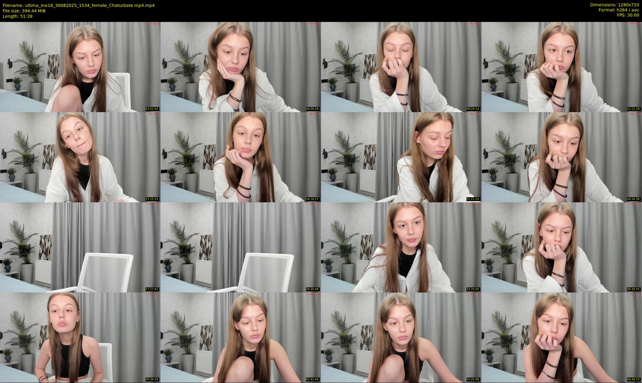 ultima_ma18 — 52 minute Chaturbate female cam show recording, 720p, Aug 30, 2025