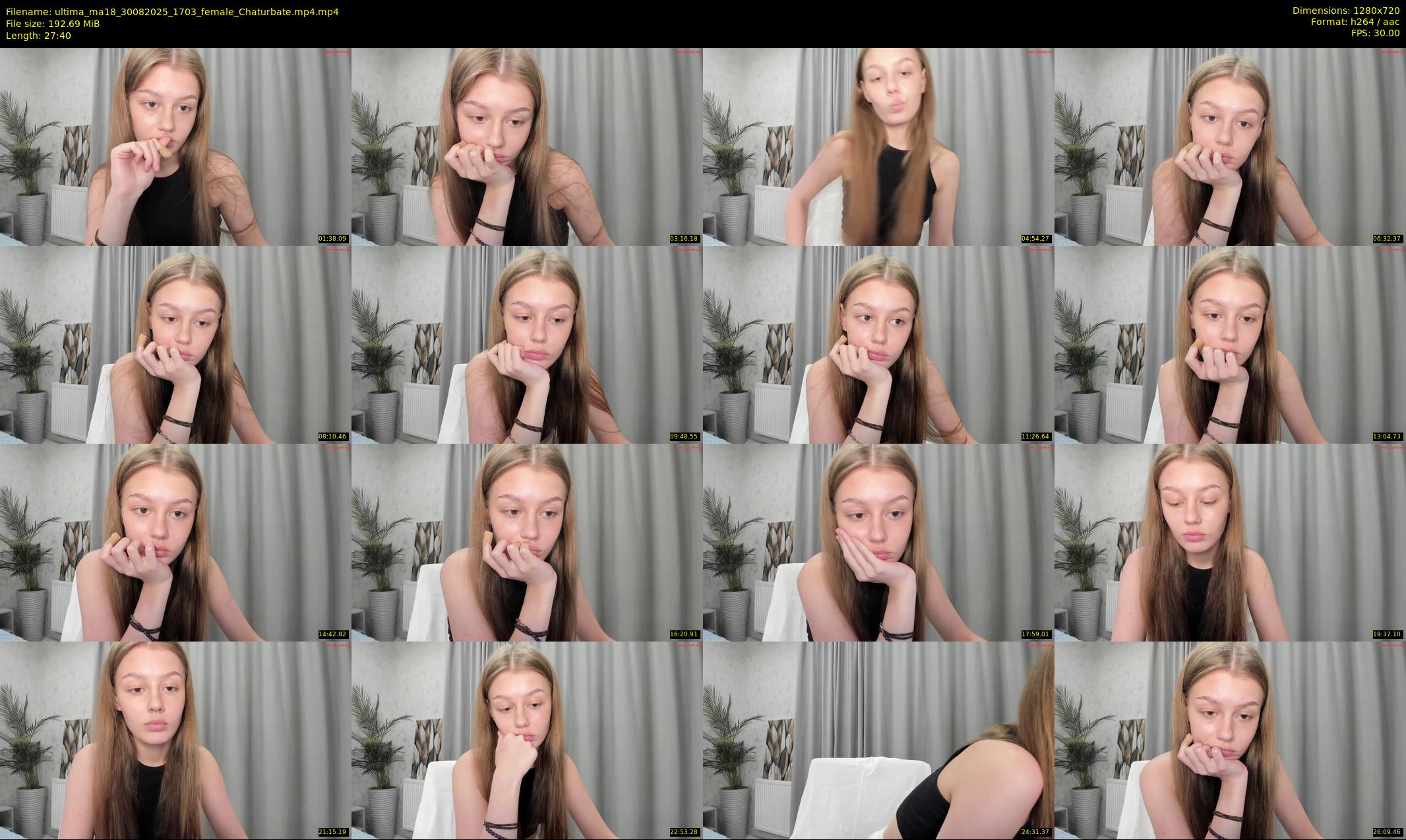 ultima_ma18 — 28 minute Chaturbate female cam show recording, 720p, Aug 30, 2025