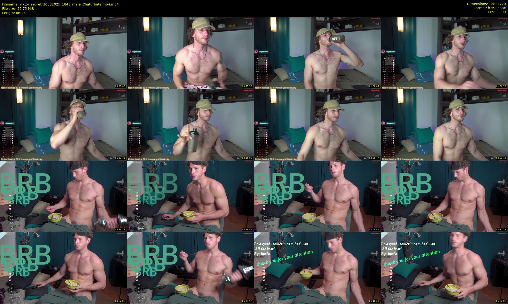viktor_secret — 7 minute Chaturbate male cam show recording, 720p, Aug 30, 2025