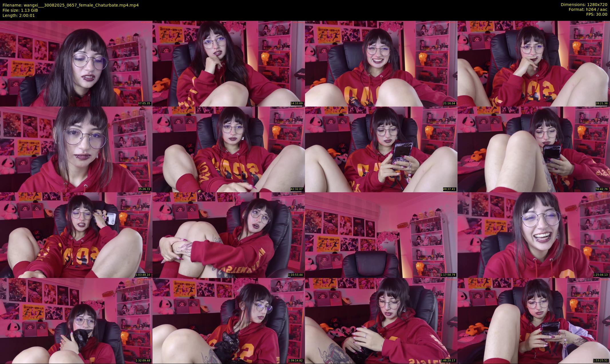 wangxi__ — 121 minute Chaturbate female cam show recording, 720p, Aug 30, 2025