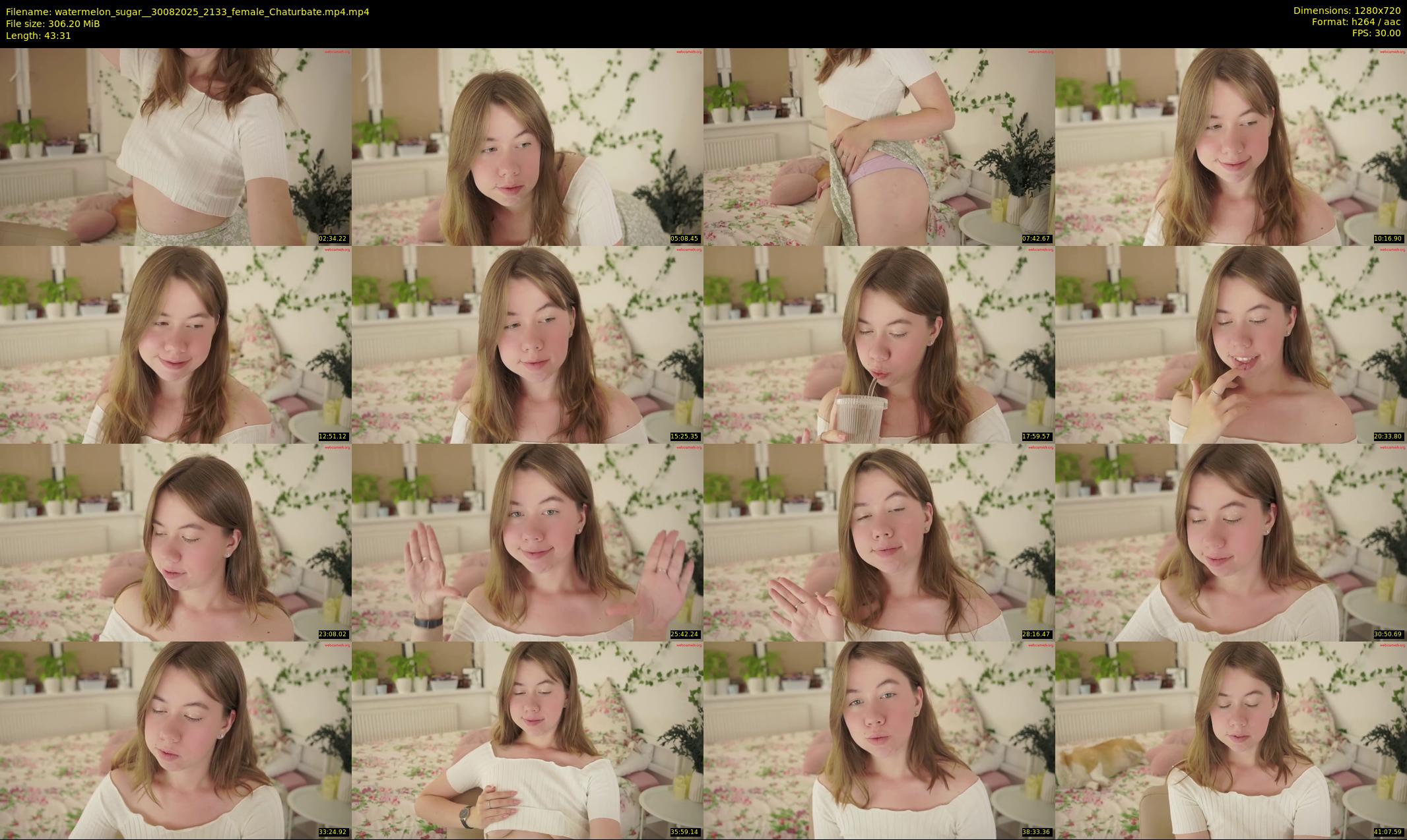 watermelon_sugar_ — 44 minute Chaturbate female cam show recording, 720p, Aug 30, 2025
