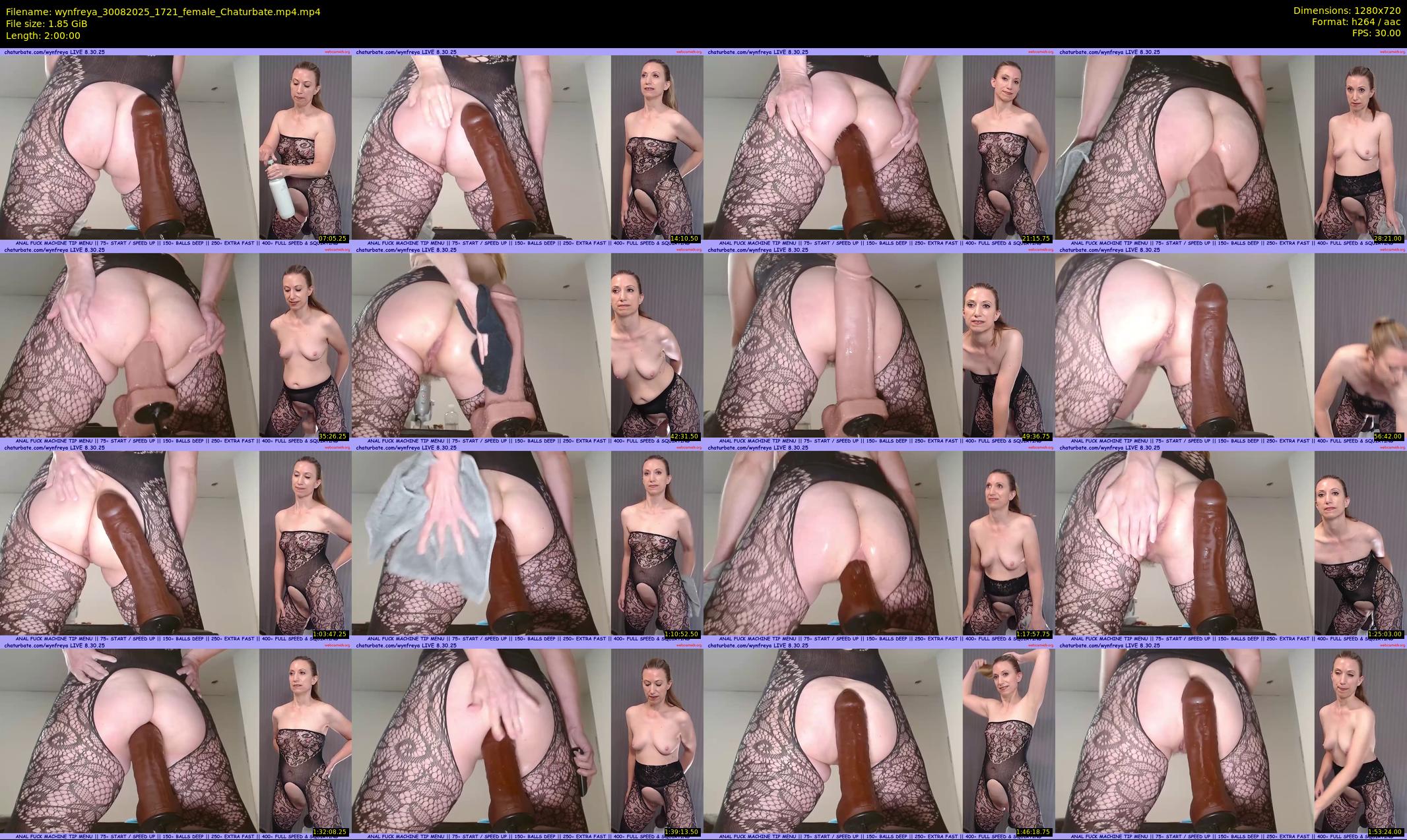 wynfreya — 120 minute Chaturbate female cam show recording, 720p, Aug 30, 2025