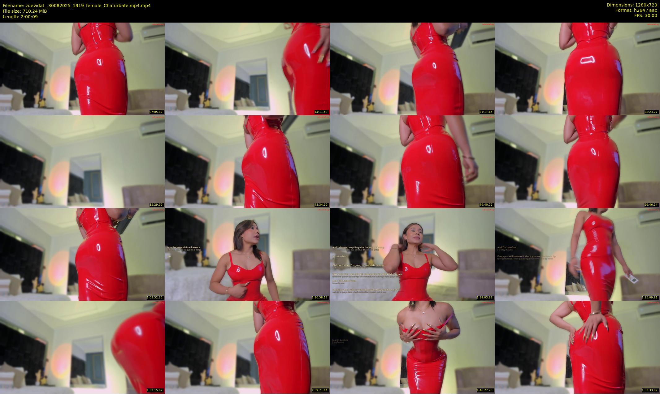 zoevidal_ — 121 minute Chaturbate female cam show recording, 720p, Aug 30, 2025