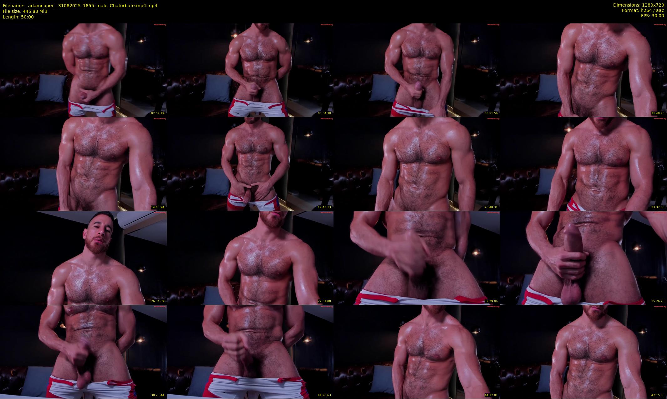 _adamcoper_ — 50 minute Chaturbate male cam show recording, 720p, Aug 31, 2025