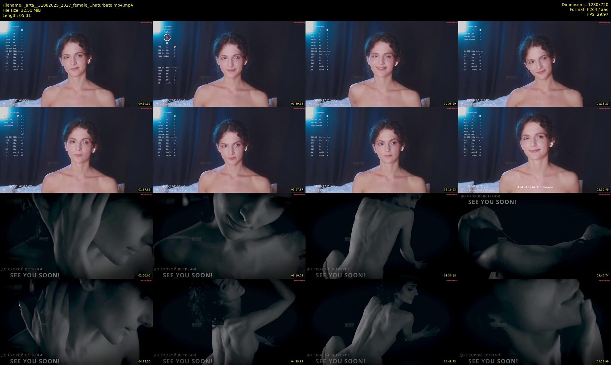 _arta_ — 6 minute Chaturbate female cam show recording, 720p, Aug 31, 2025