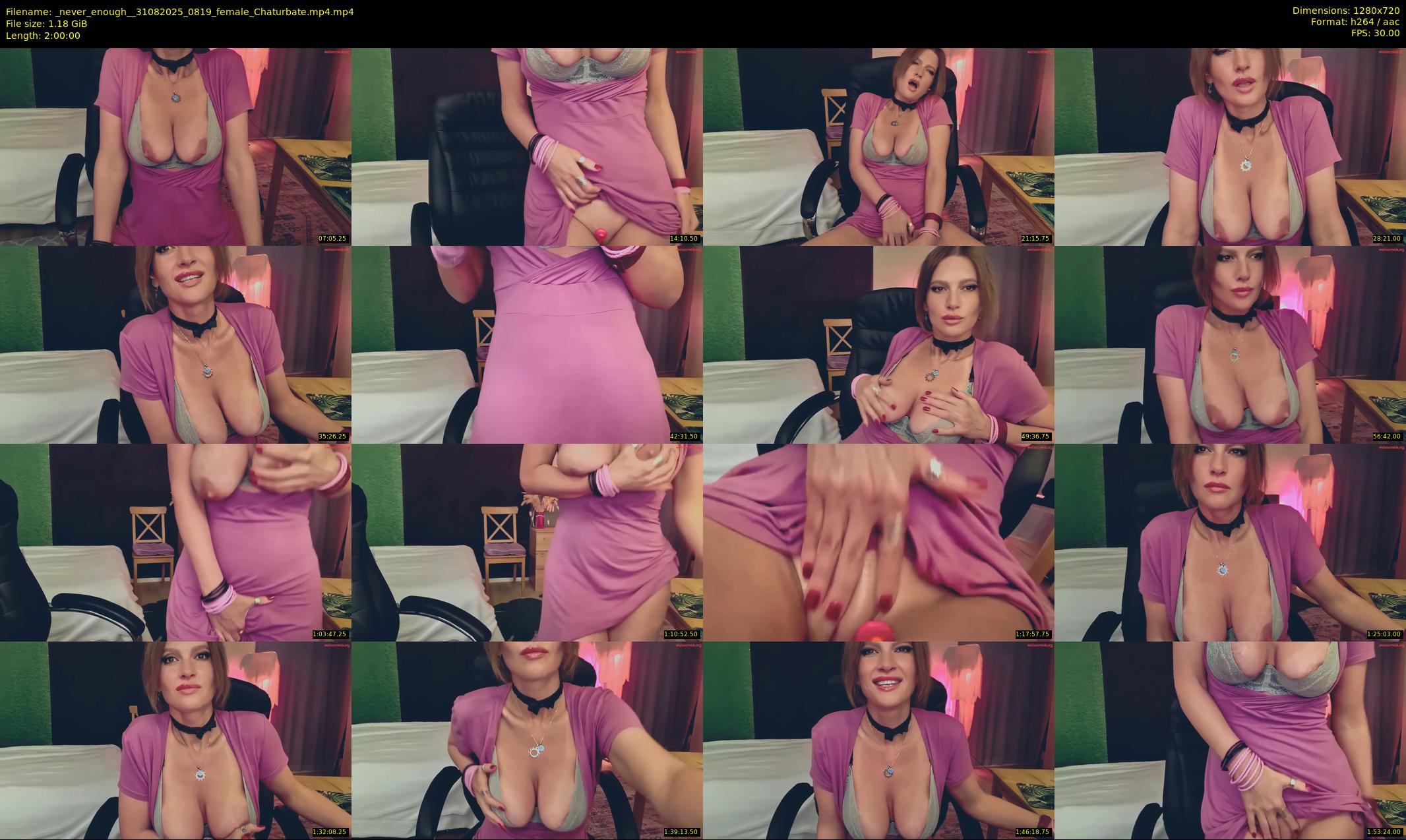 _never_enough_ — 120 minute Chaturbate female cam show recording, 720p, Aug 31, 2025