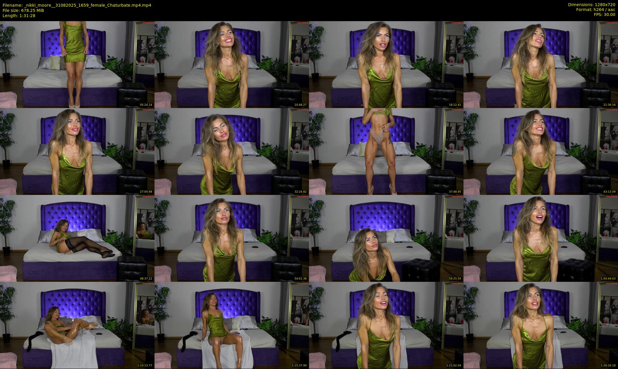 _nikki_moore_ — 92 minute Chaturbate female cam show recording, 720p, Aug 31, 2025