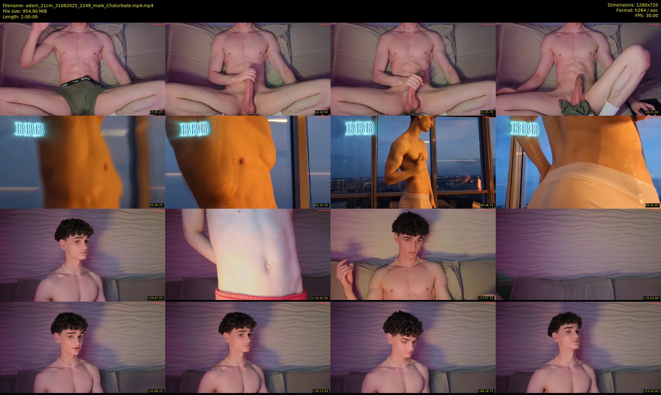 adam_21cm — 120 minute Chaturbate male cam show recording, 720p, Aug 31, 2025