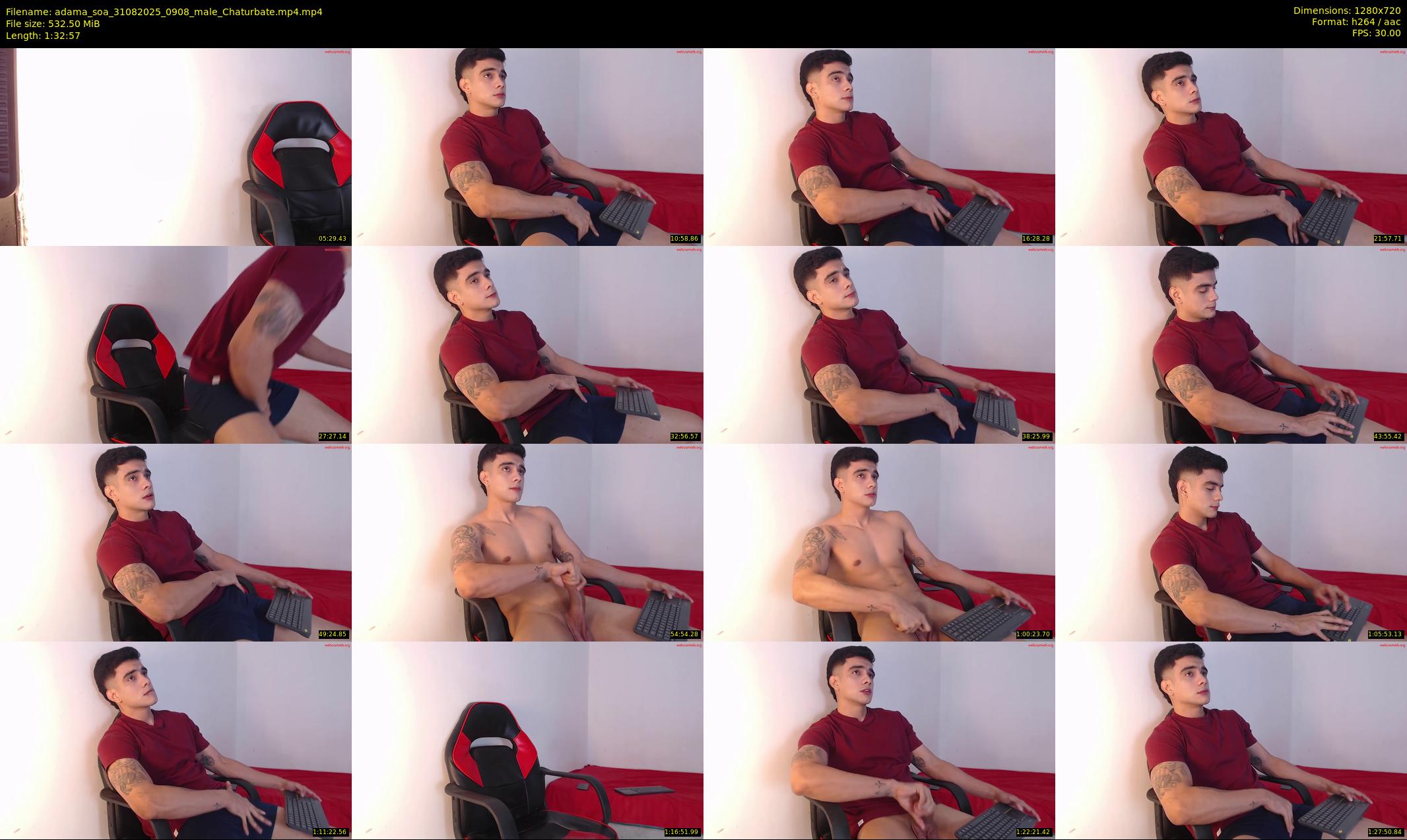 adama_soa — 93 minute Chaturbate male cam show recording, 720p, Aug 31, 2025