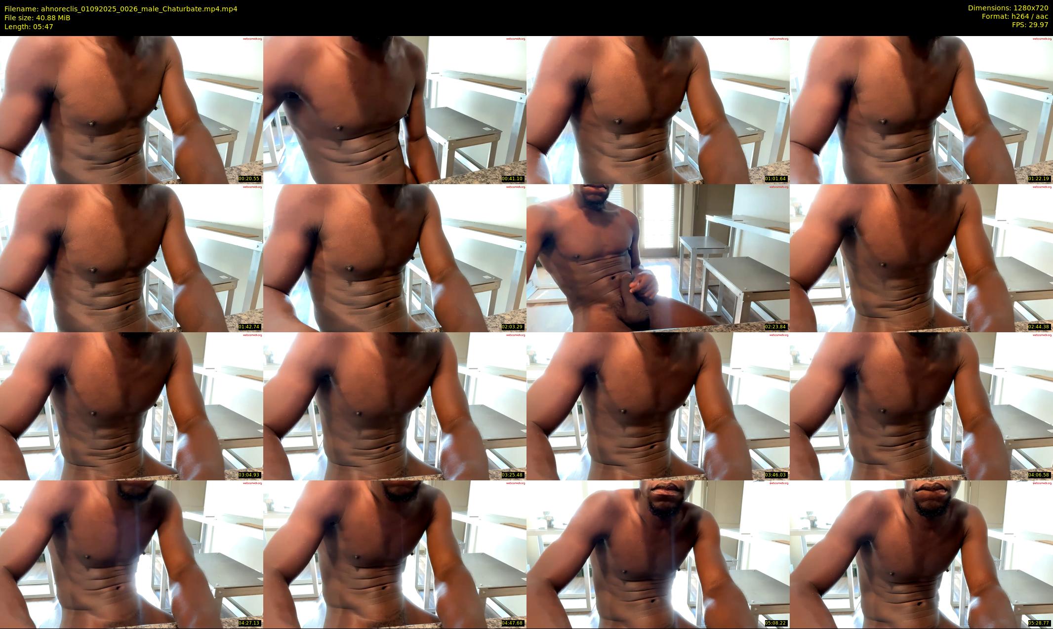ahnoreclis — 6 minute Chaturbate male cam show recording, 720p, Sep 1, 2025
