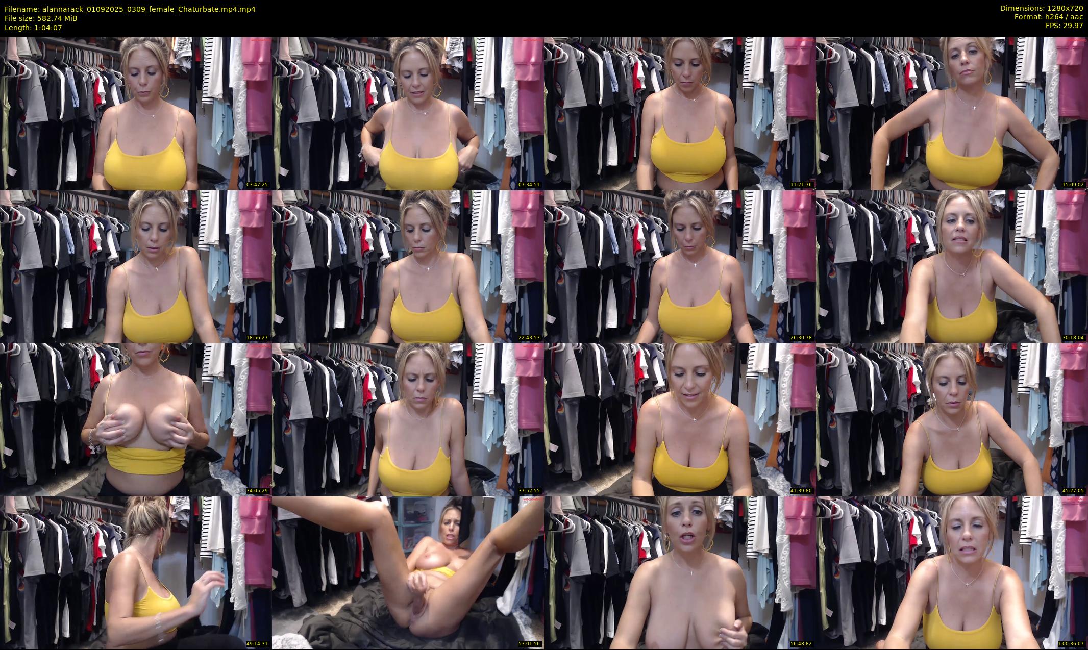 alannarack — 65 minute Chaturbate female cam show recording, 720p, Sep 1, 2025