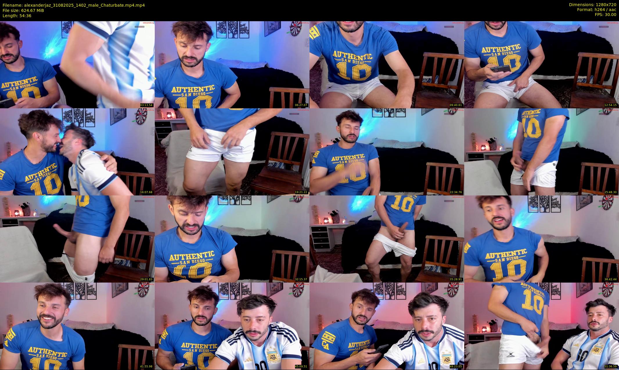 alexanderjaz — 55 minute Chaturbate male cam show recording, 720p, Aug 31, 2025