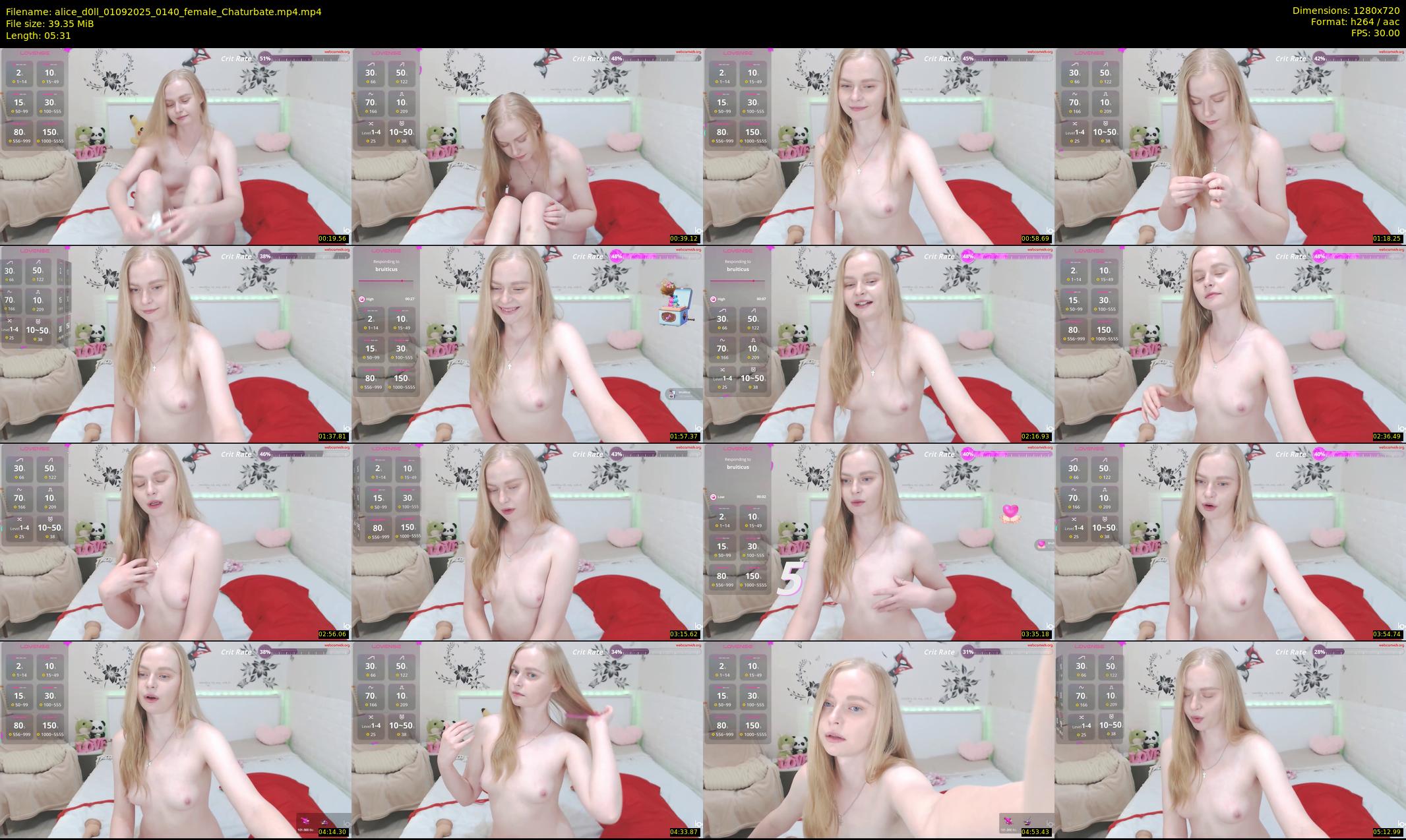 alice_d0ll — 6 minute Chaturbate female cam show recording, 720p, Sep 1, 2025
