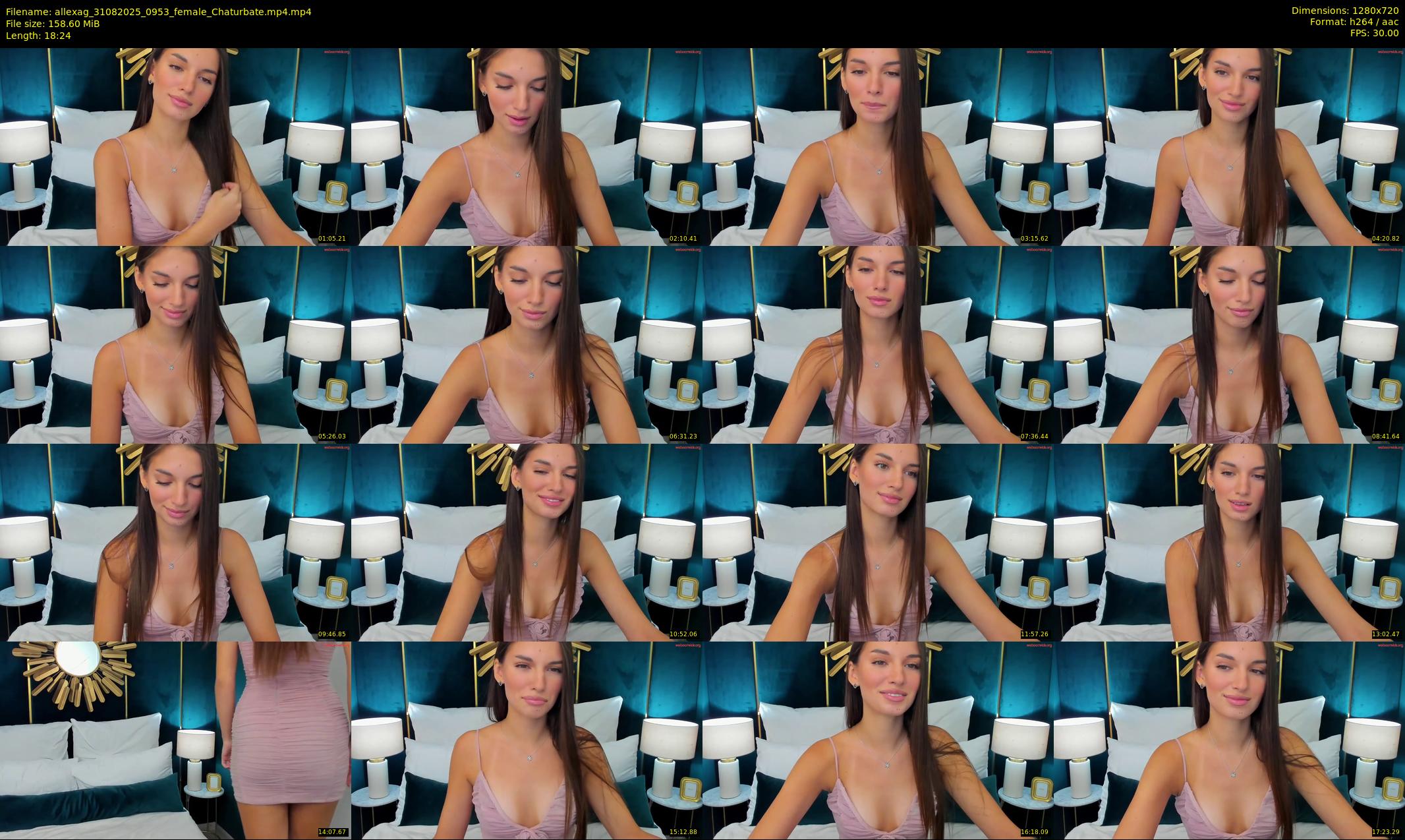 allexag — 19 minute Chaturbate female cam show recording, 720p, Aug 31, 2025