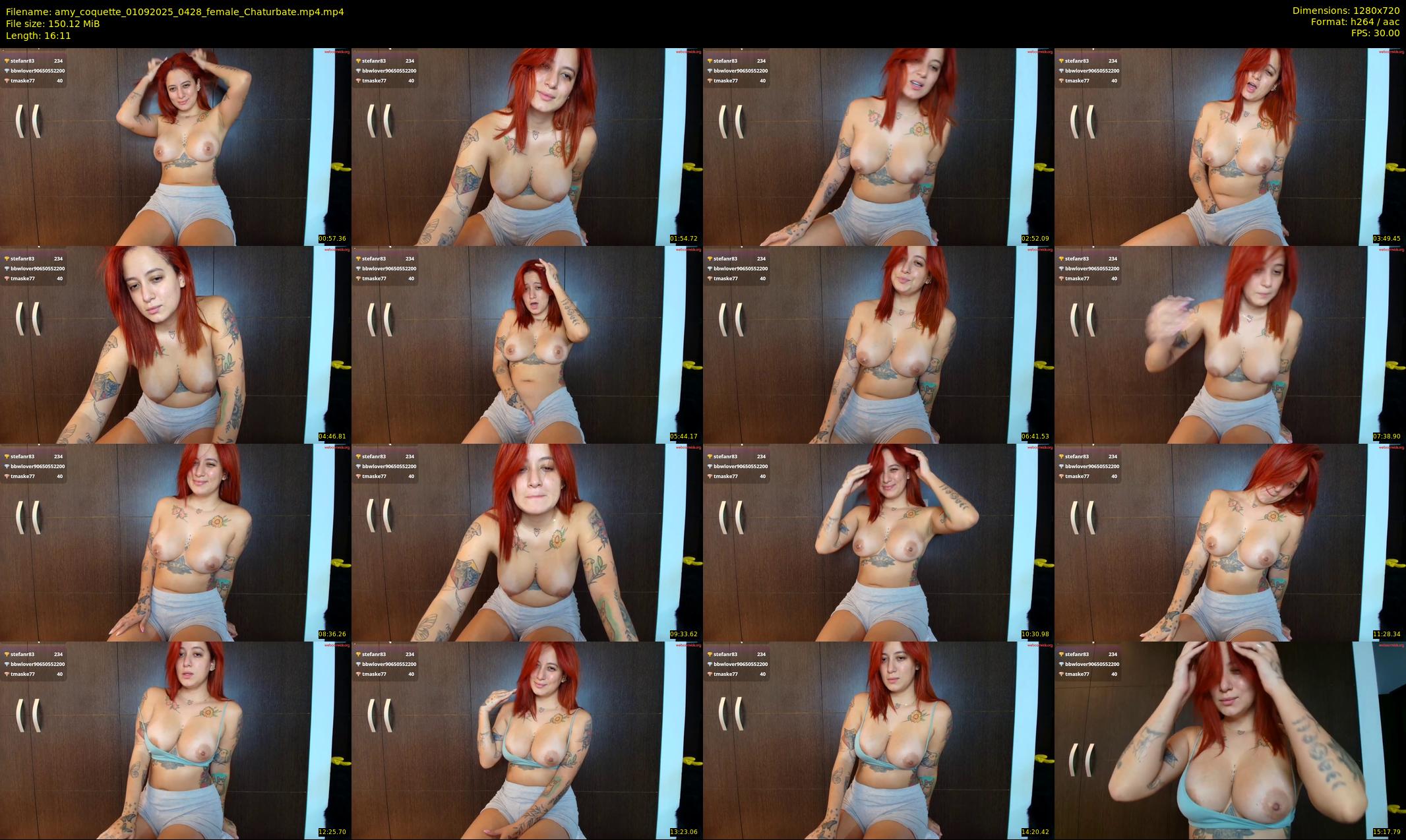 amy_coquette — 17 minute Chaturbate female cam show recording, 720p, Sep 1, 2025