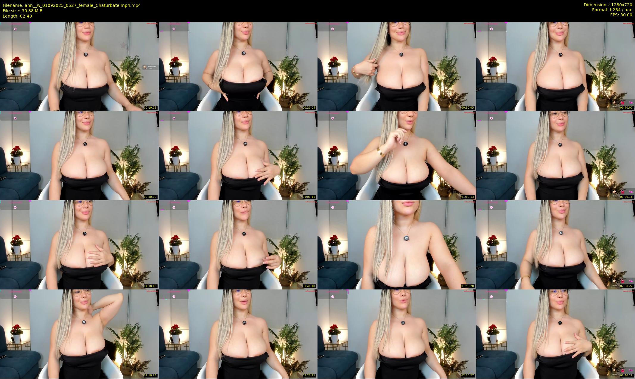ann__w — 3 minute Chaturbate female cam show recording, 720p, Sep 1, 2025