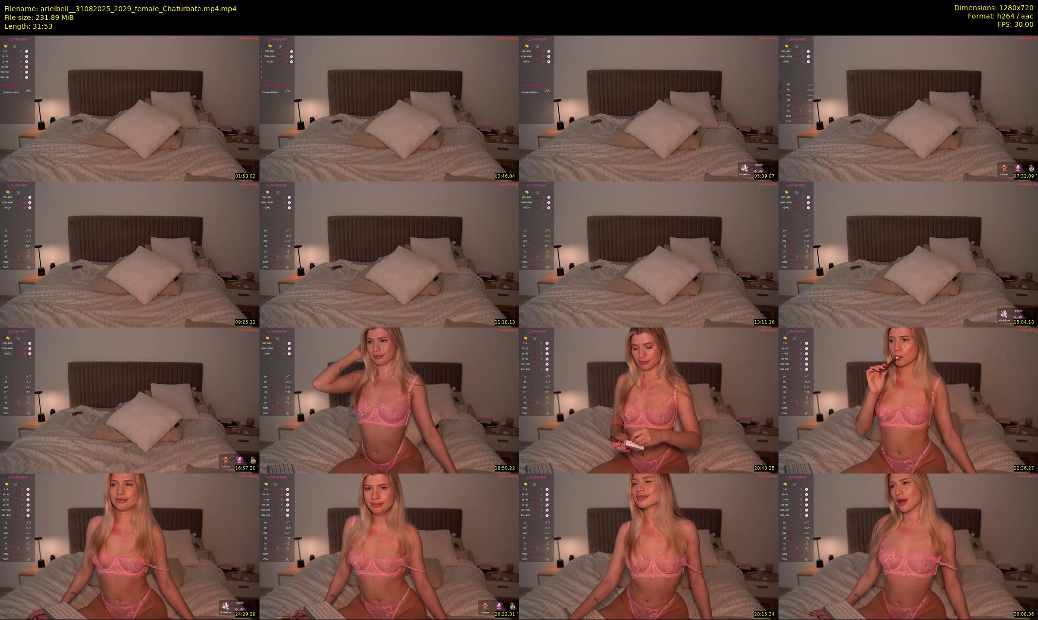 arielbell_ — 32 minute Chaturbate female cam show recording, 720p, Aug 31, 2025