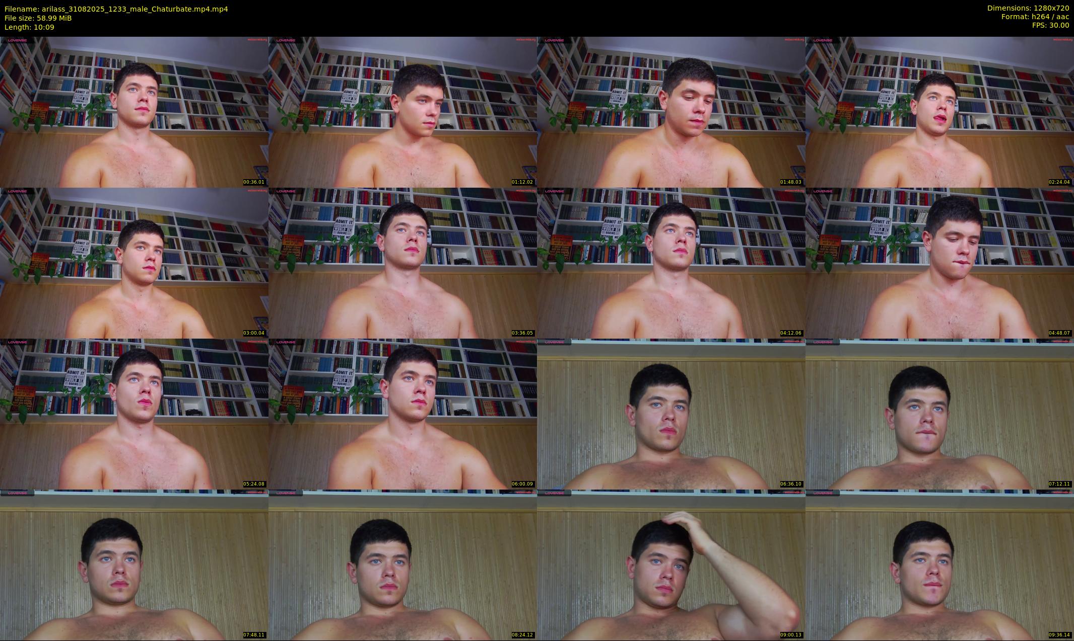 arilass — 11 minute Chaturbate male cam show recording, 720p, Aug 31, 2025