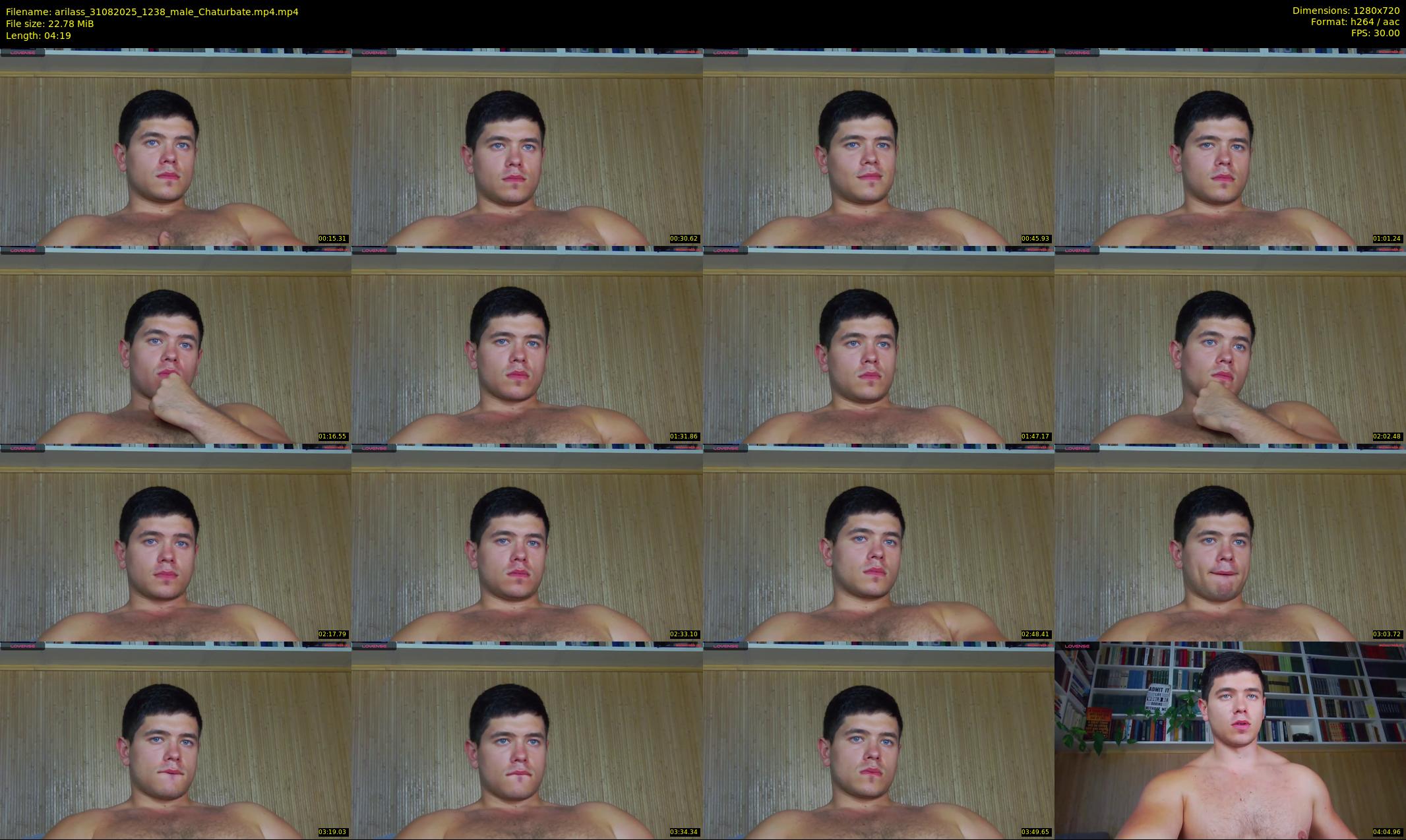 arilass — 5 minute Chaturbate male cam show recording, 720p, Aug 31, 2025