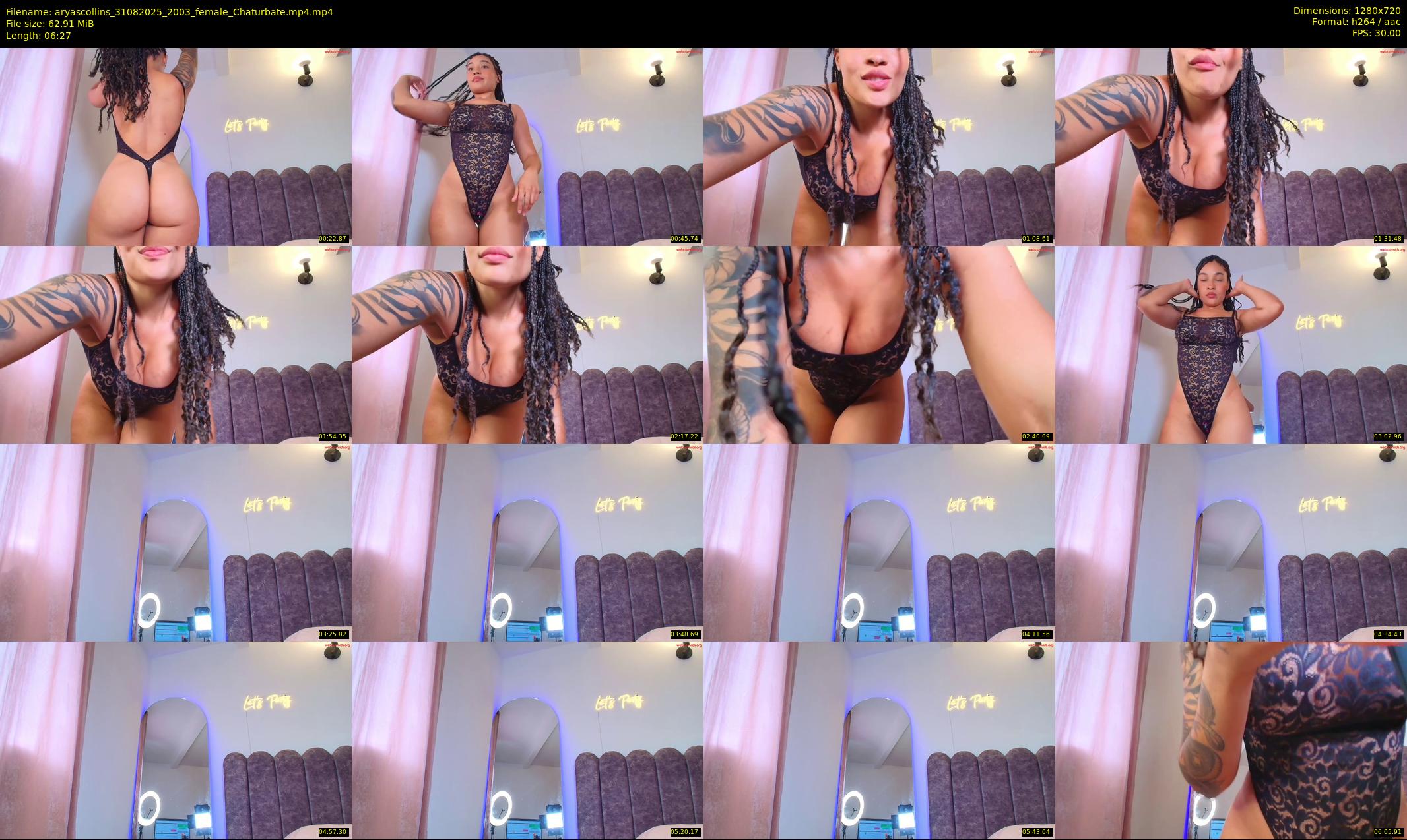 aryascollins — 7 minute Chaturbate female cam show recording, 720p, Aug 31, 2025