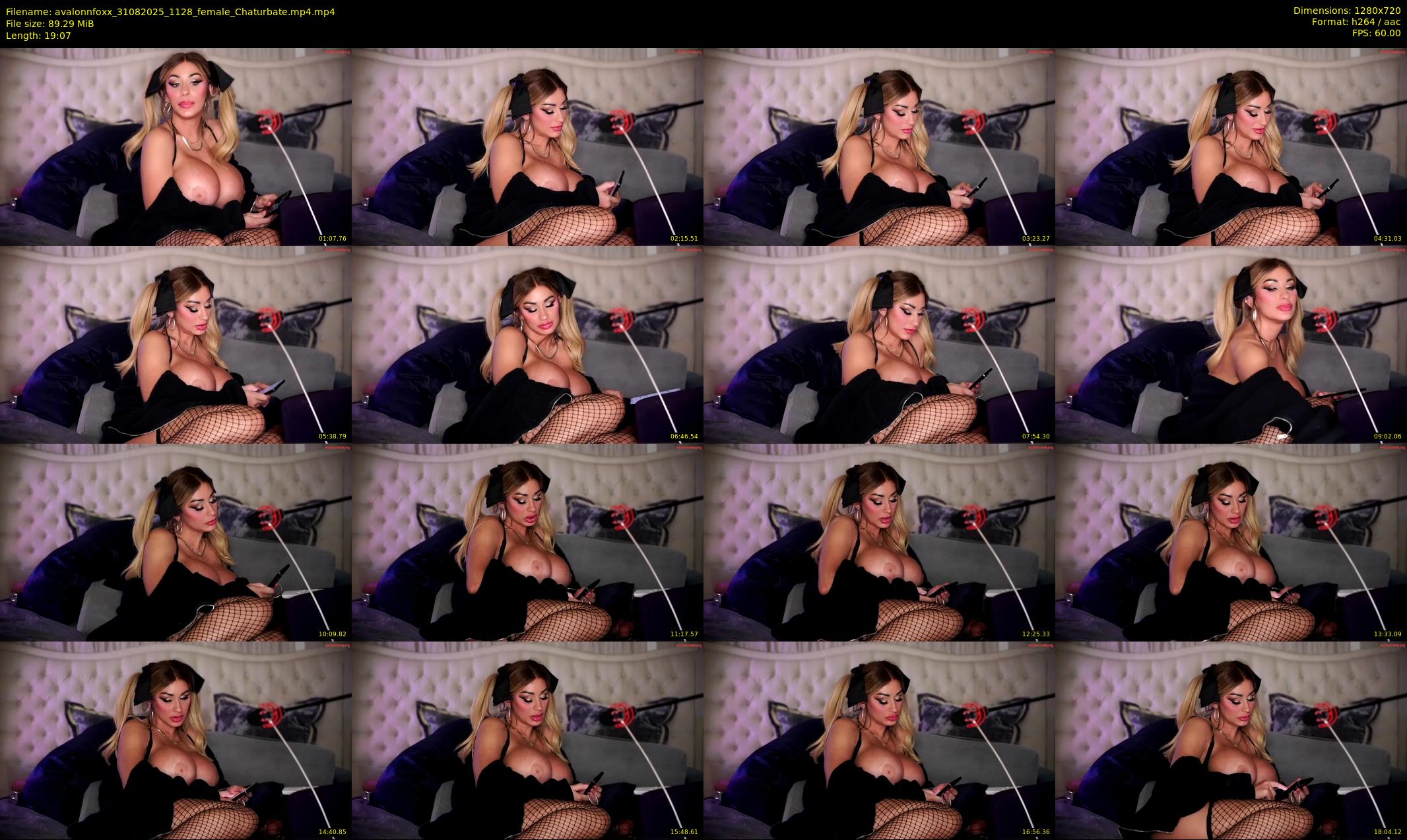 avalonnfoxx — 20 minute Chaturbate female cam show recording, 720p, Aug 31, 2025